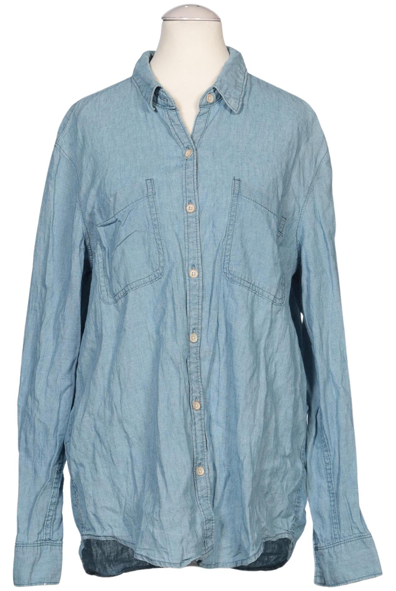 

Mango Damen Bluse, hellblau, Gr. 38