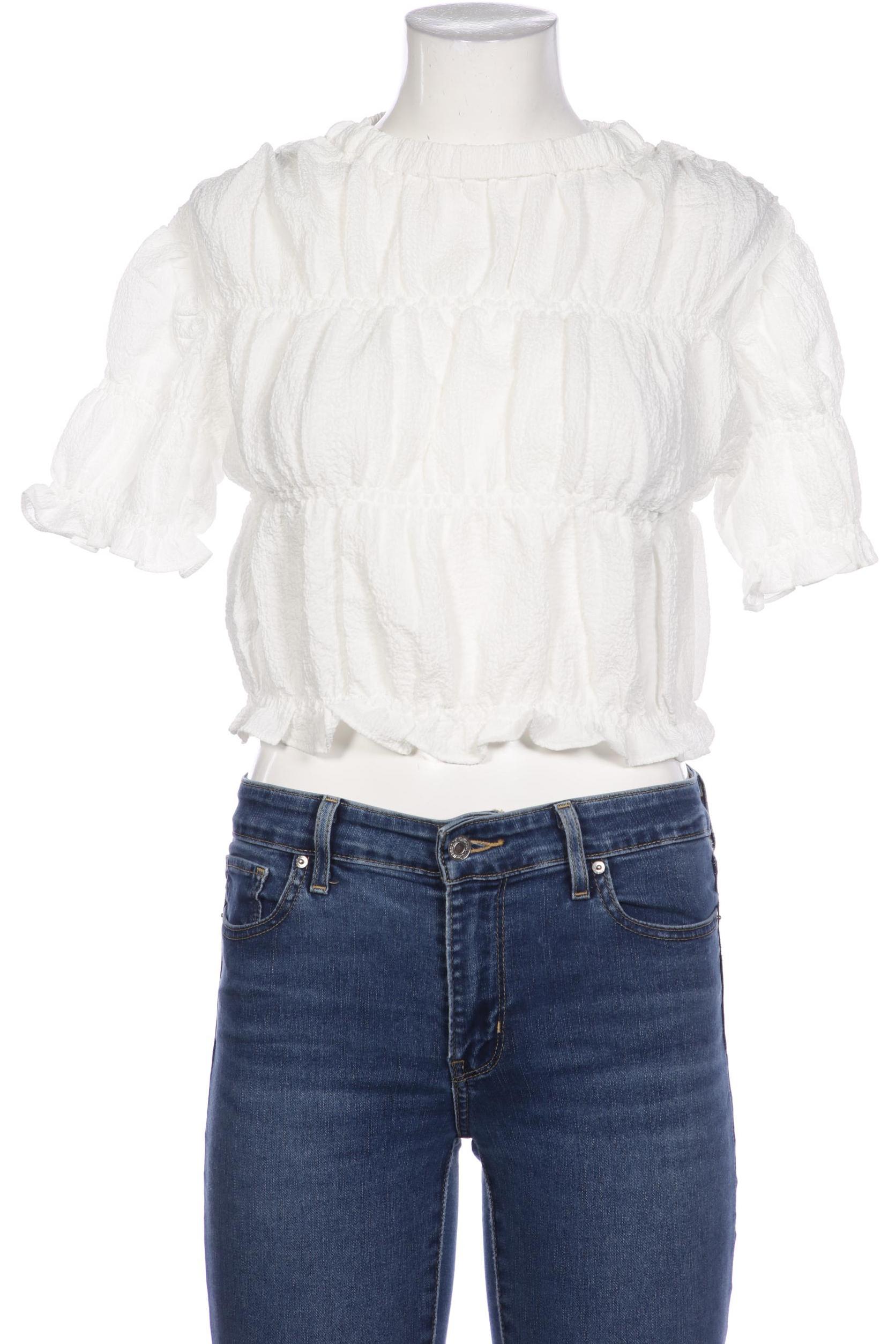 

Mango Damen Bluse, weiß, Gr. 38
