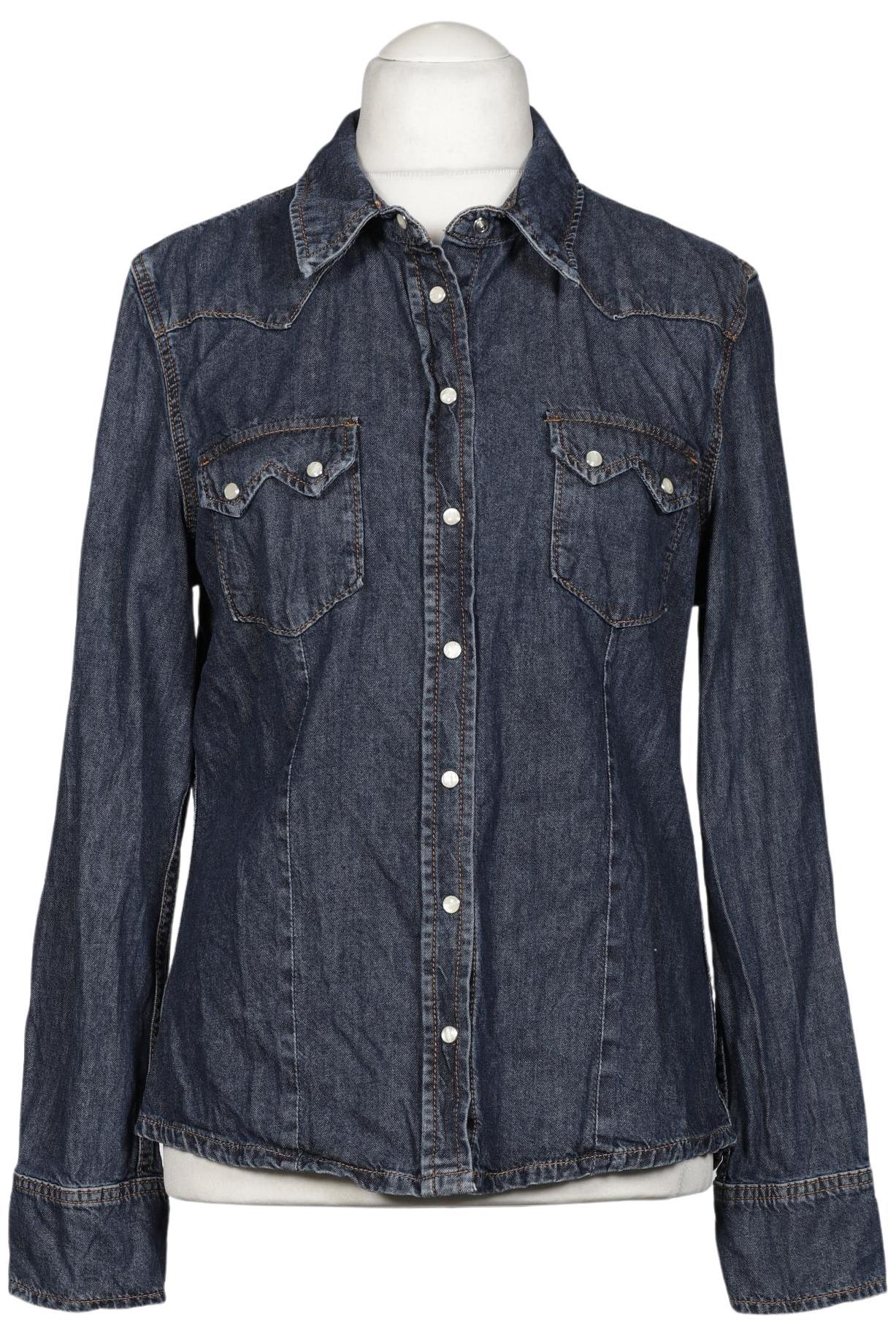 

Mango Damen Bluse, blau, Gr. 44