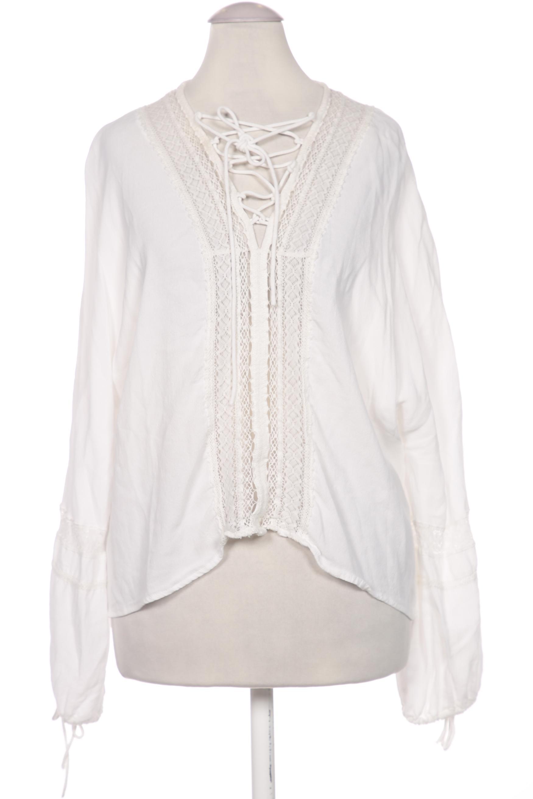 

Mango Damen Bluse, weiß, Gr. 36