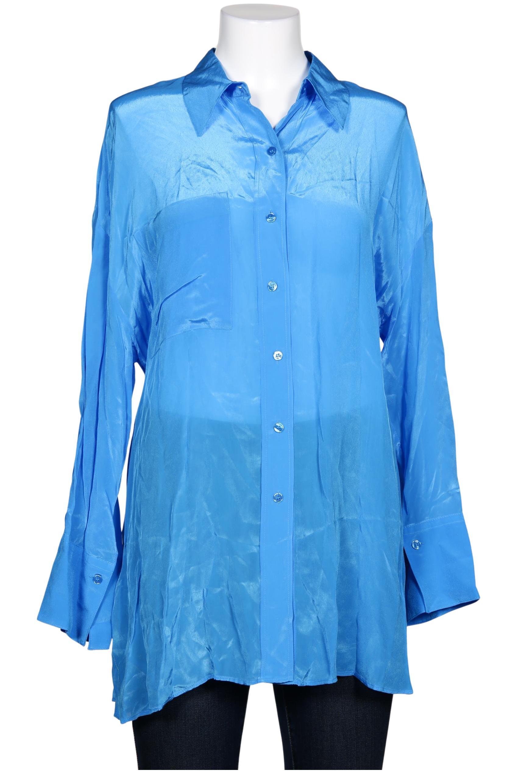 

Mango Damen Bluse, blau, Gr. 38