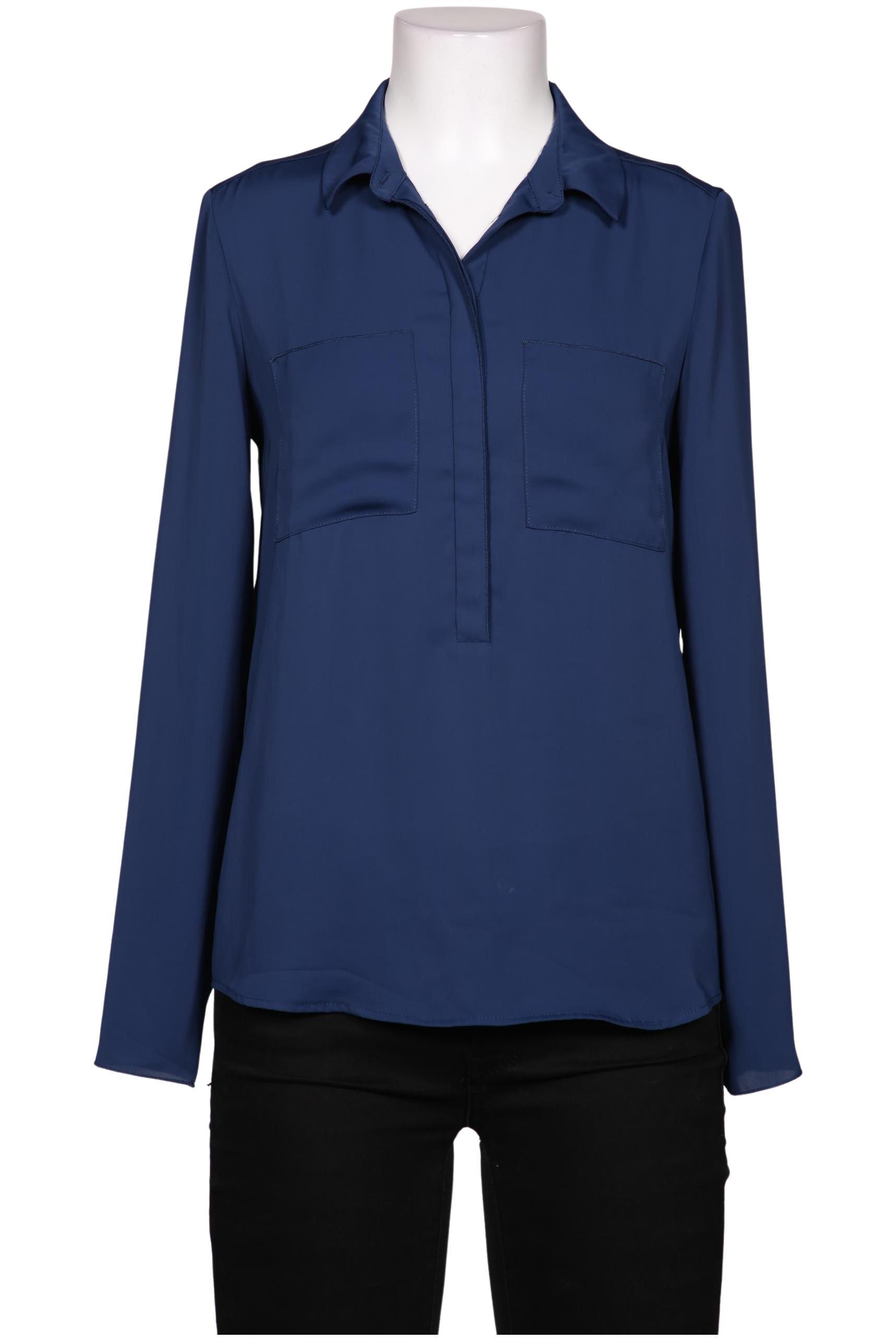 

Mango Damen Bluse, marineblau, Gr. 34