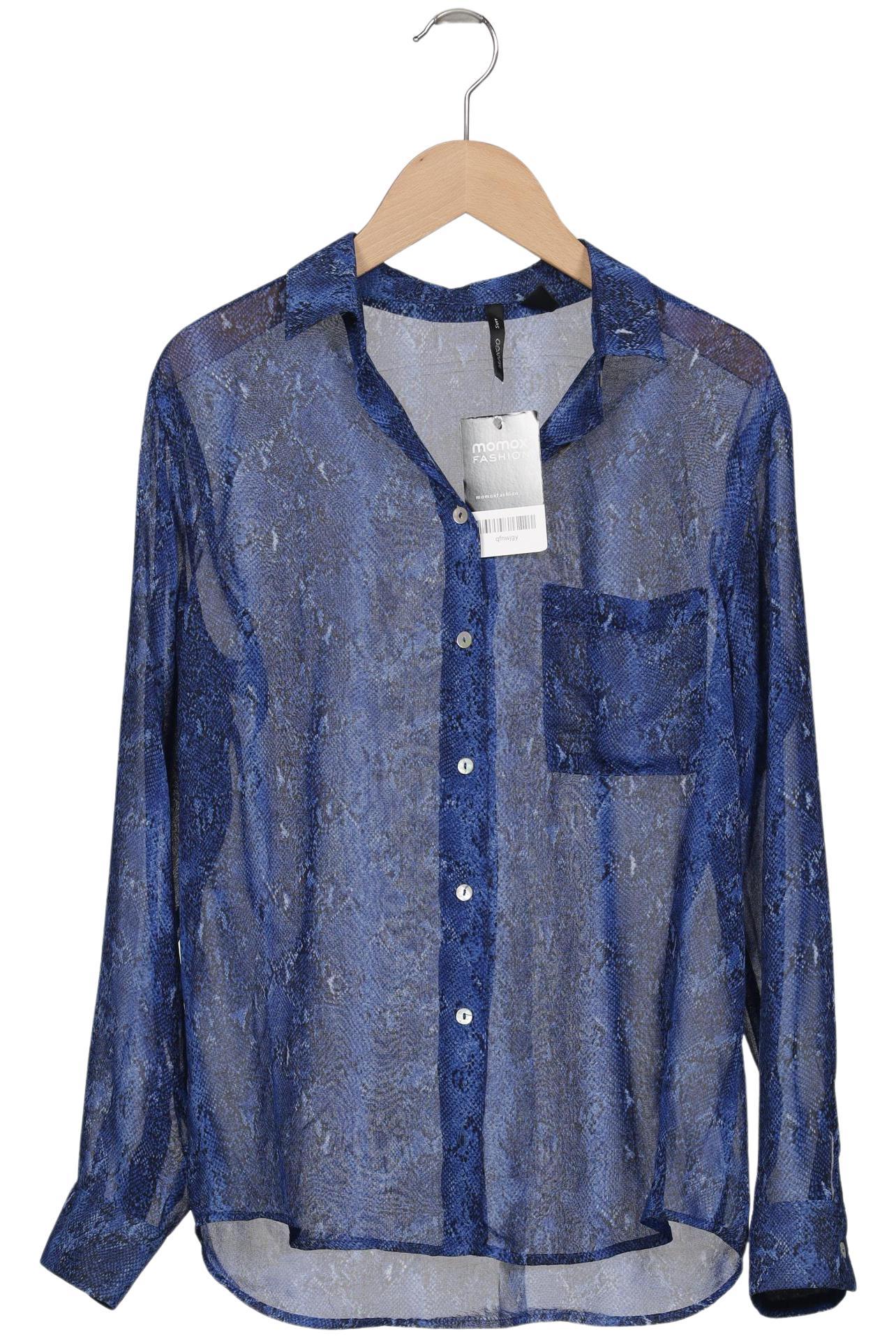

Mango Damen Bluse, blau, Gr. 34