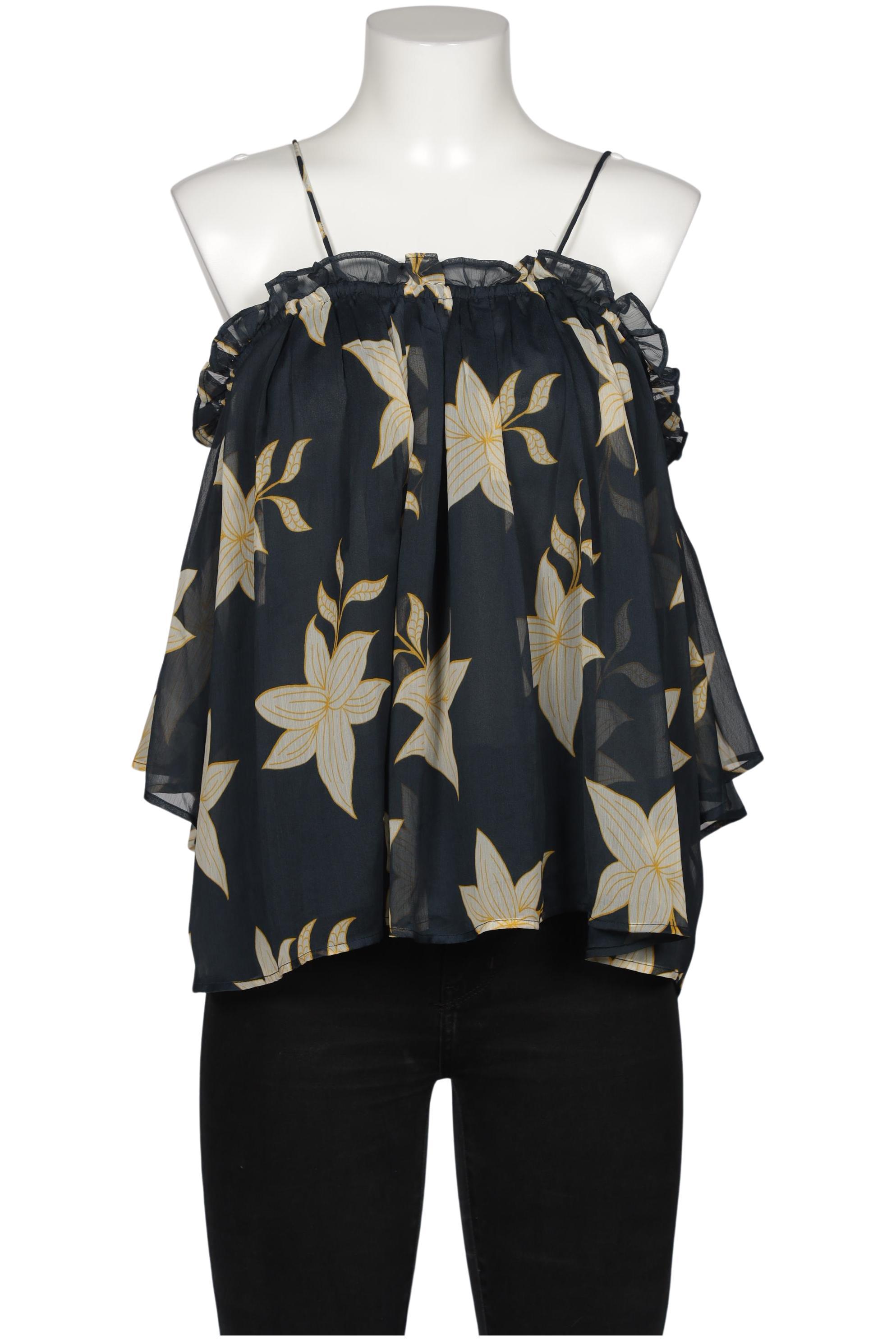 

Mango Damen Bluse, marineblau, Gr. 42