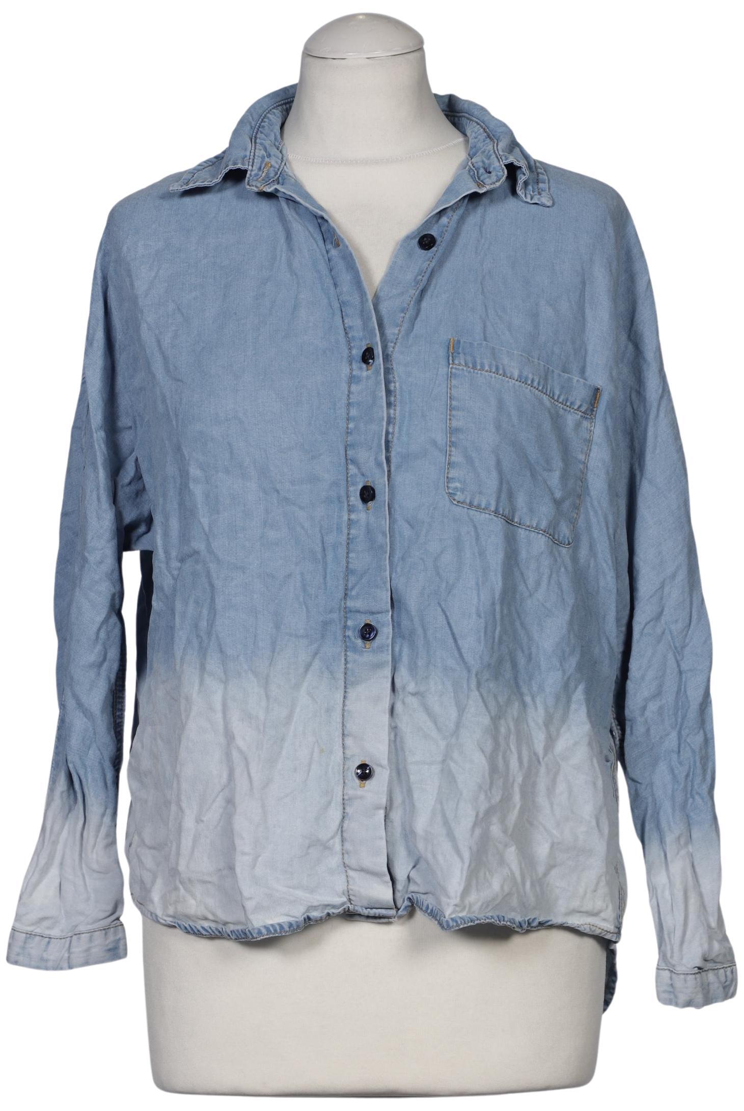 

Mango Damen Bluse, hellblau, Gr. 38