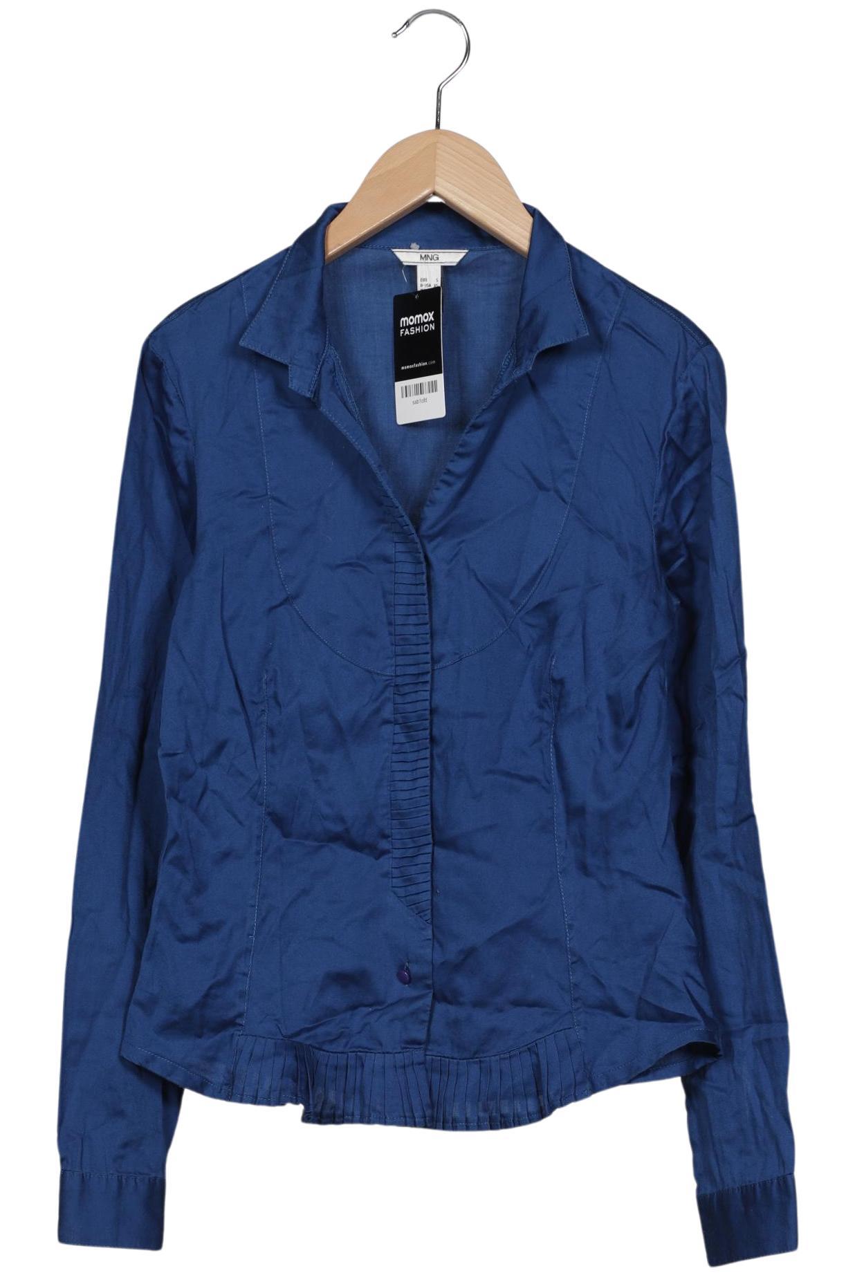 

Mango Damen Bluse, blau, Gr. 36