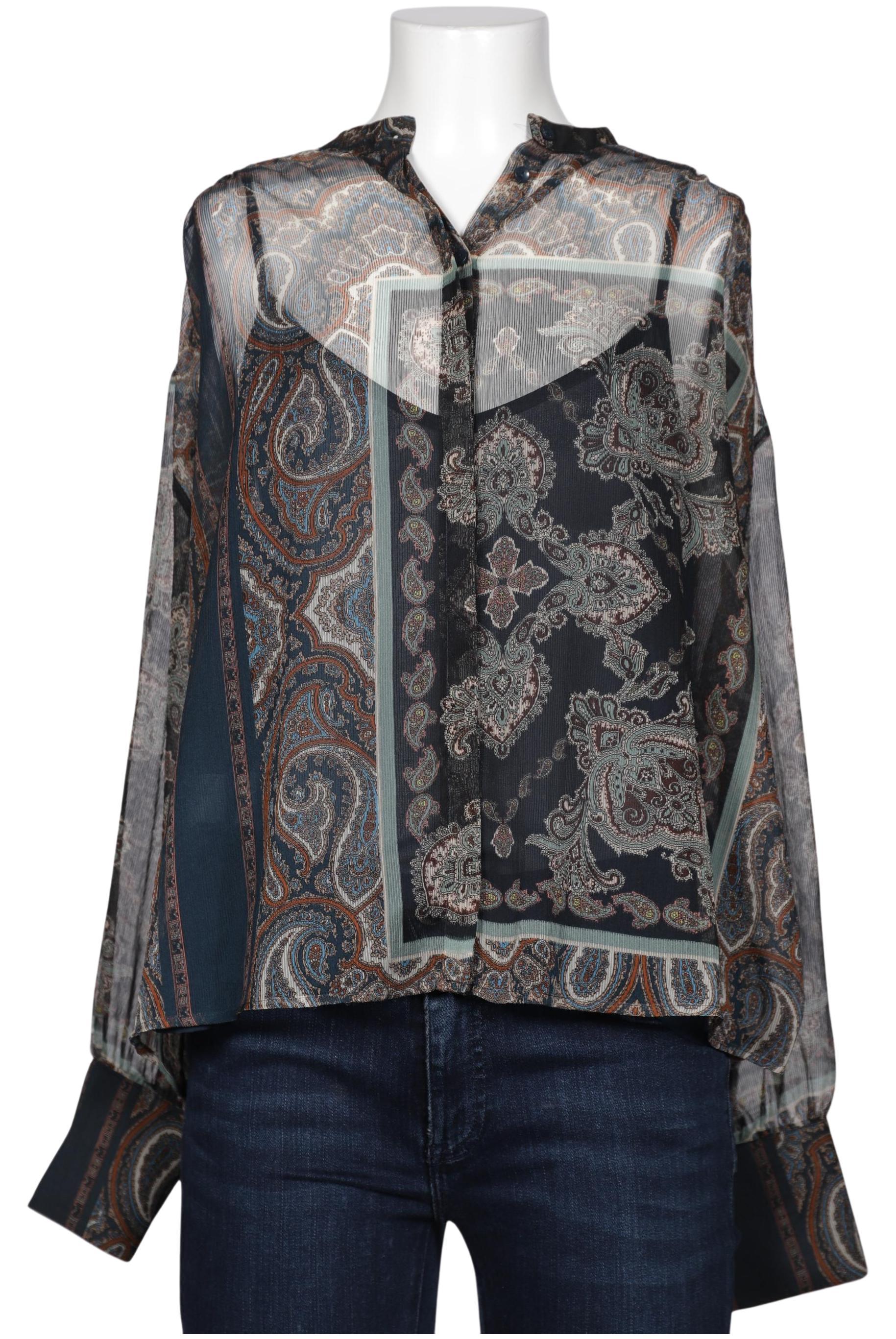 

Mango Damen Bluse, marineblau, Gr. 38