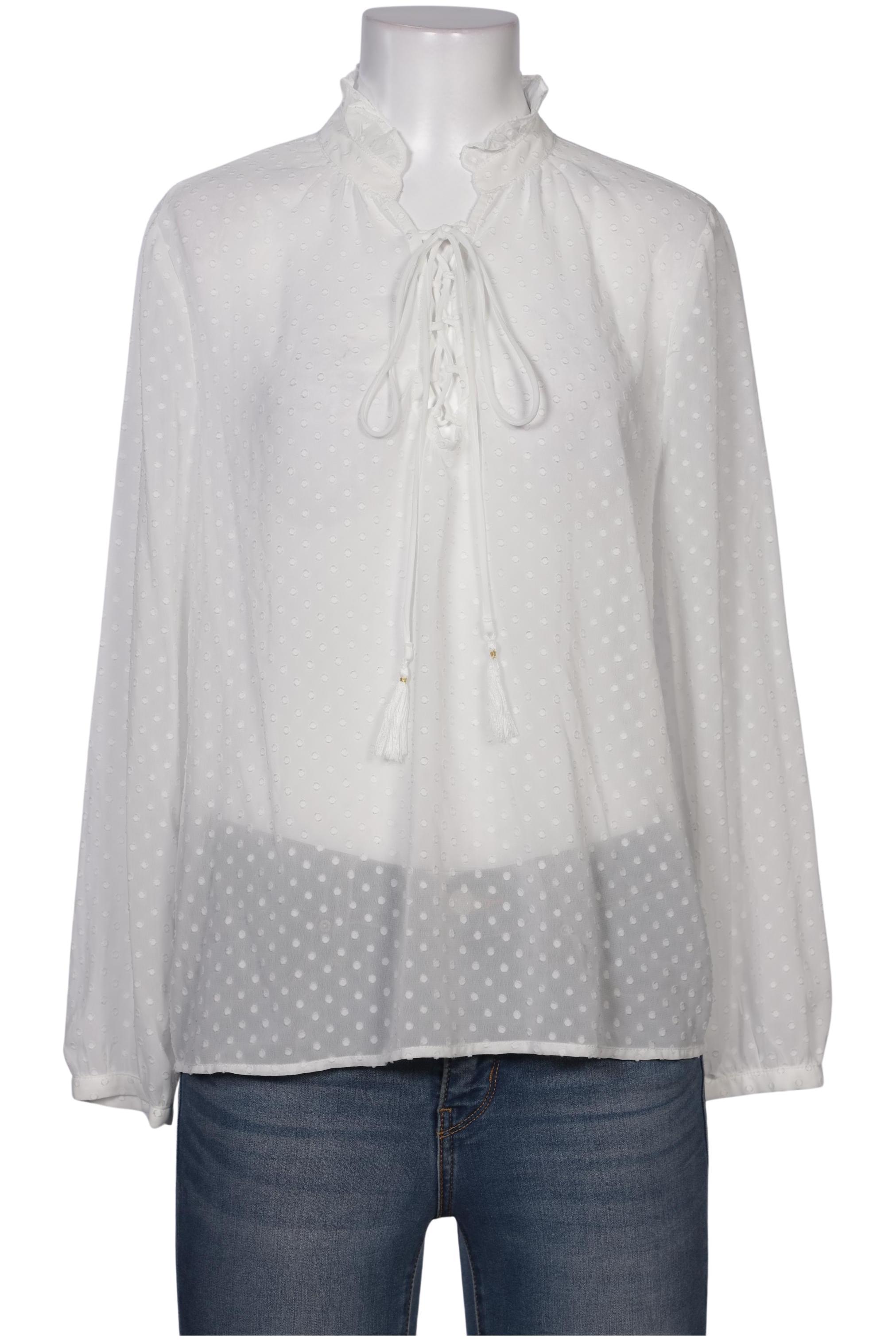 

Mango Damen Bluse, weiß, Gr. 38