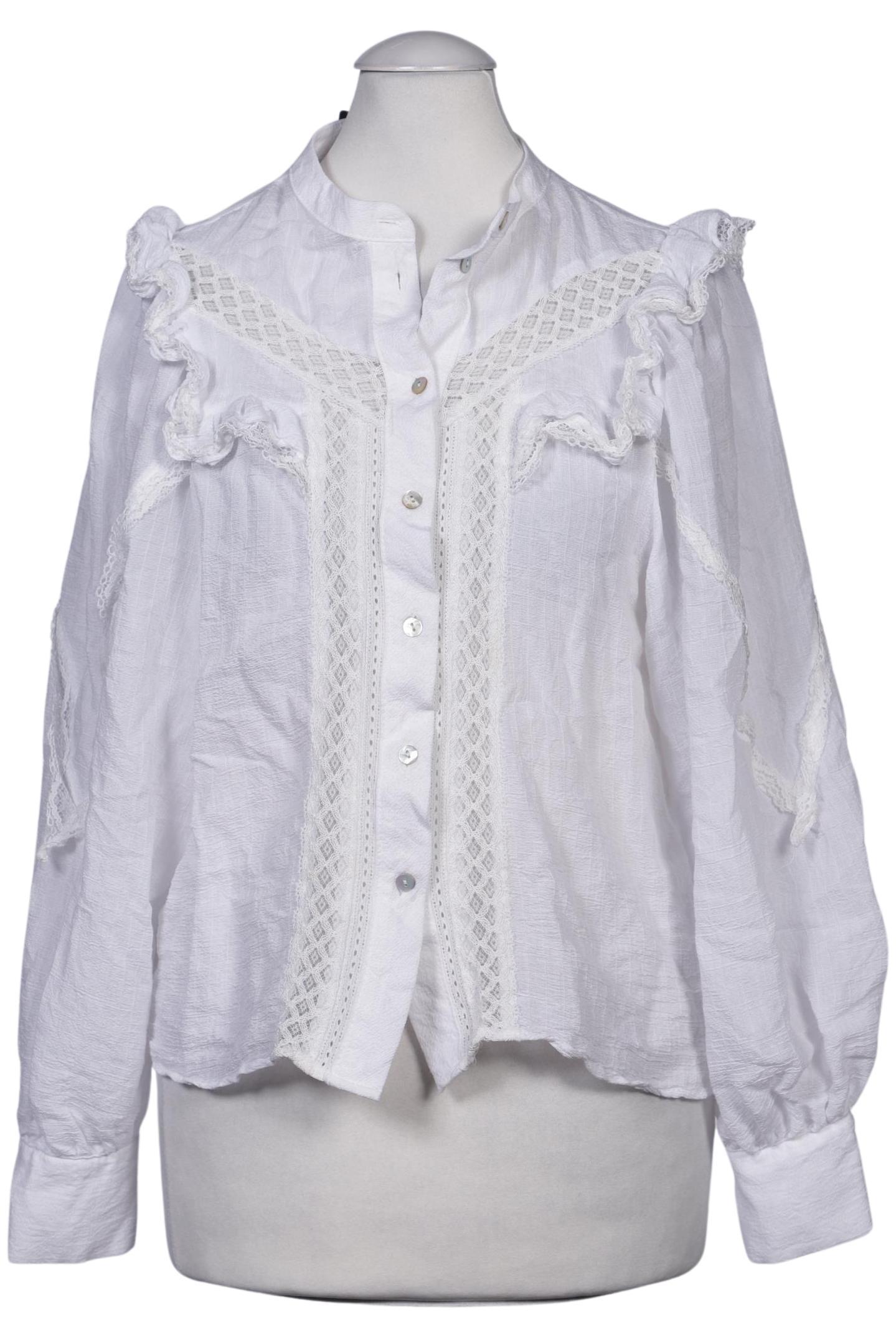 

Mango Damen Bluse, weiß, Gr. 2