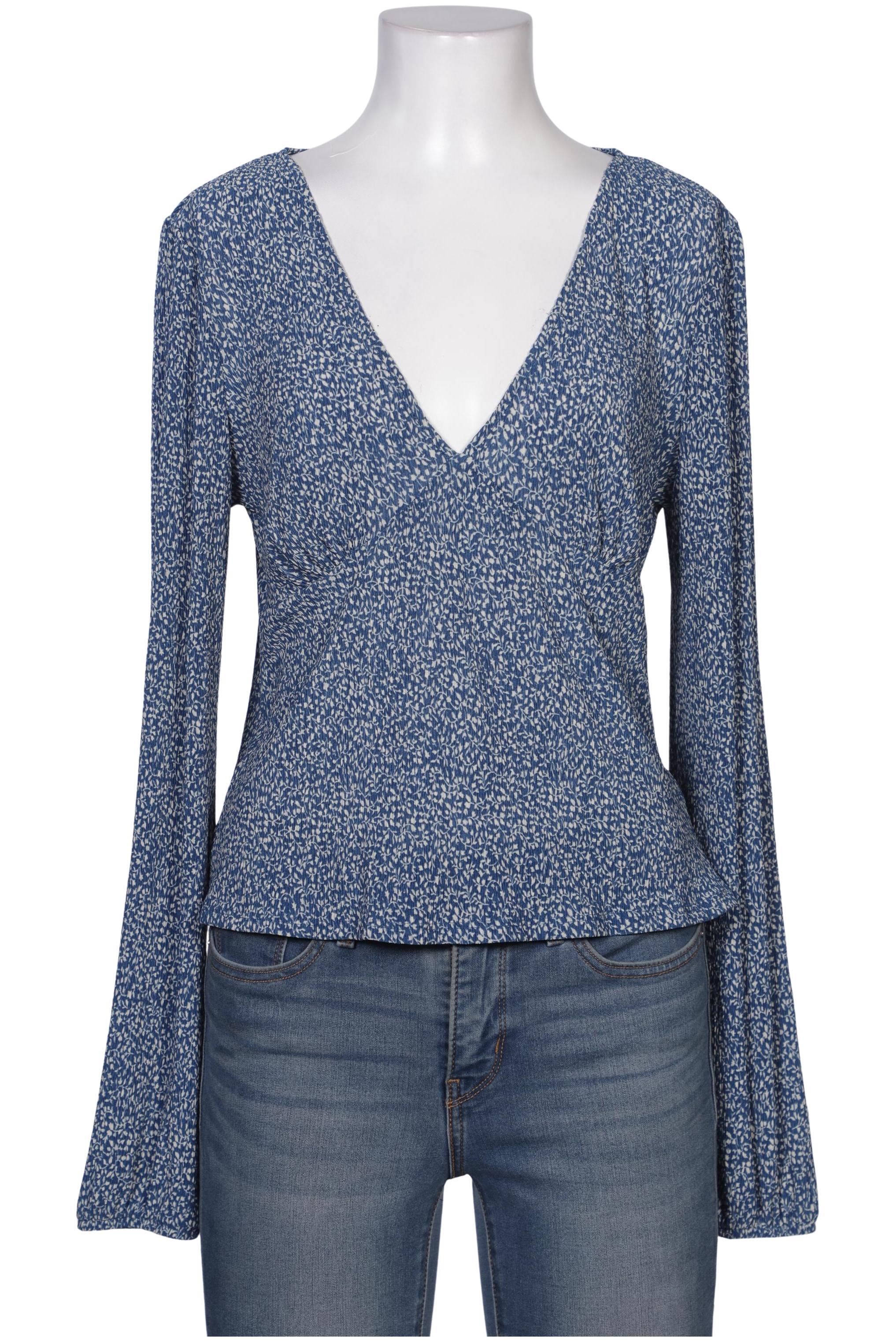 

Mango Damen Bluse, blau, Gr. 38