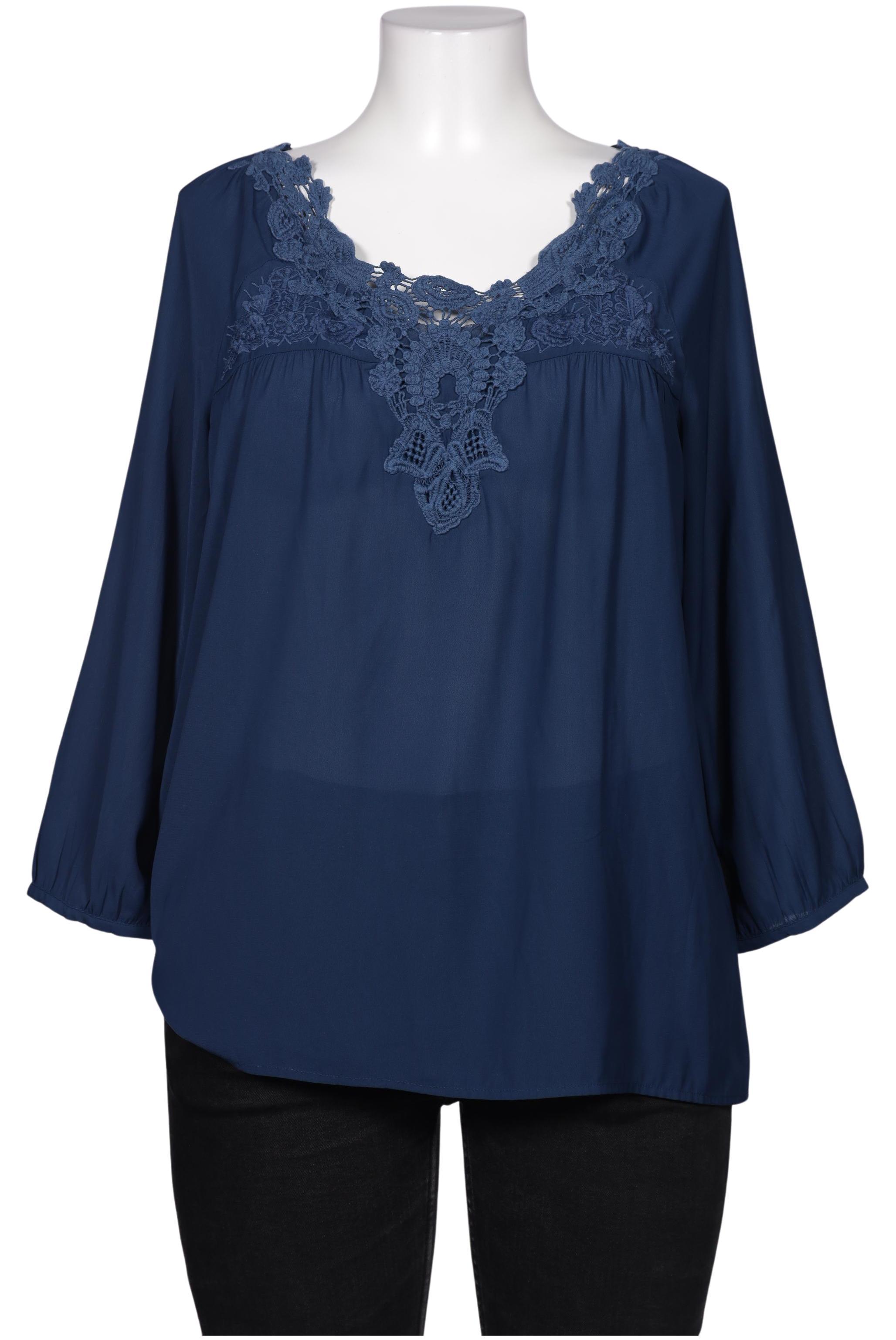 

Mango Damen Bluse, marineblau, Gr. 42