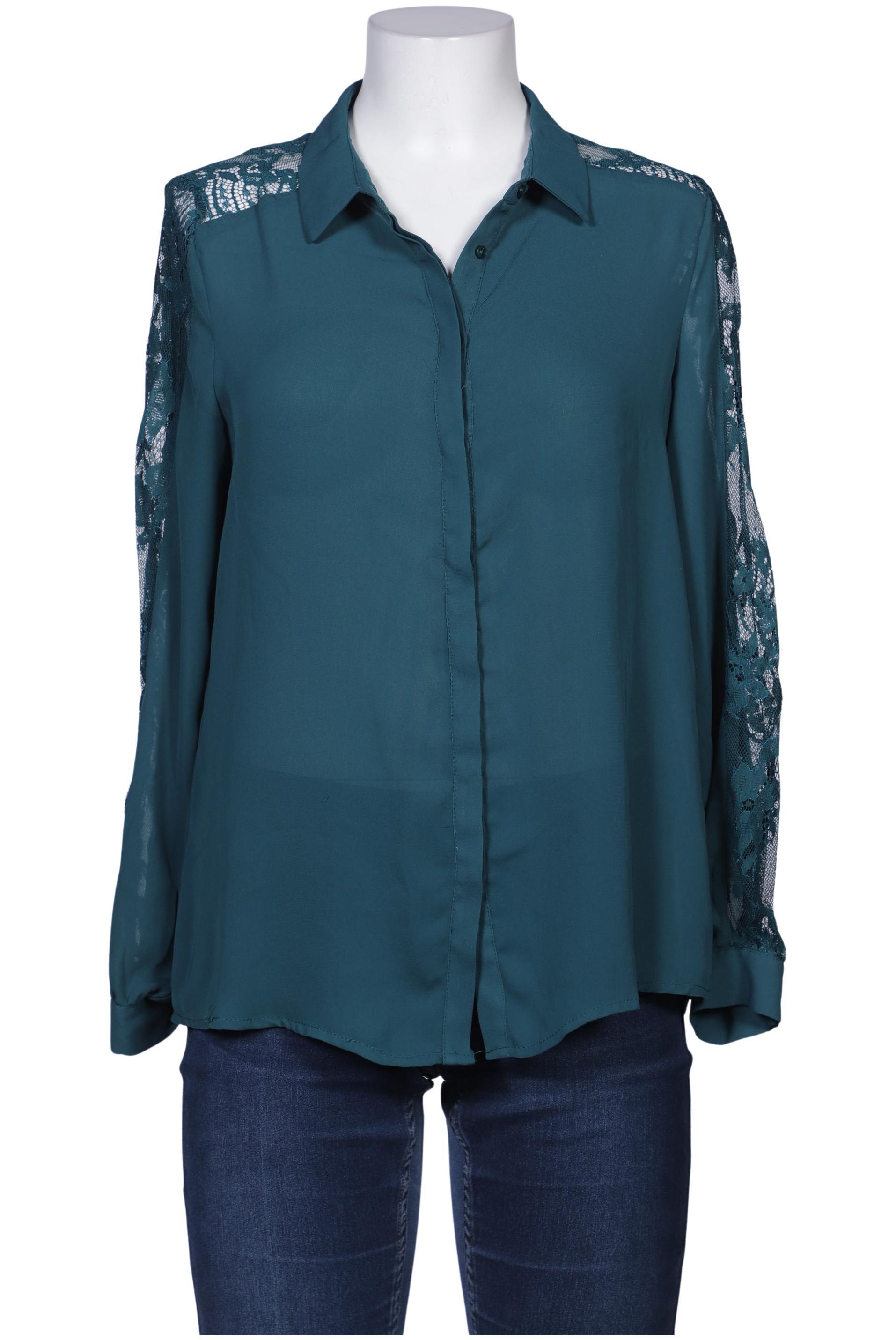 

Mango Damen Bluse, türkis, Gr. 38