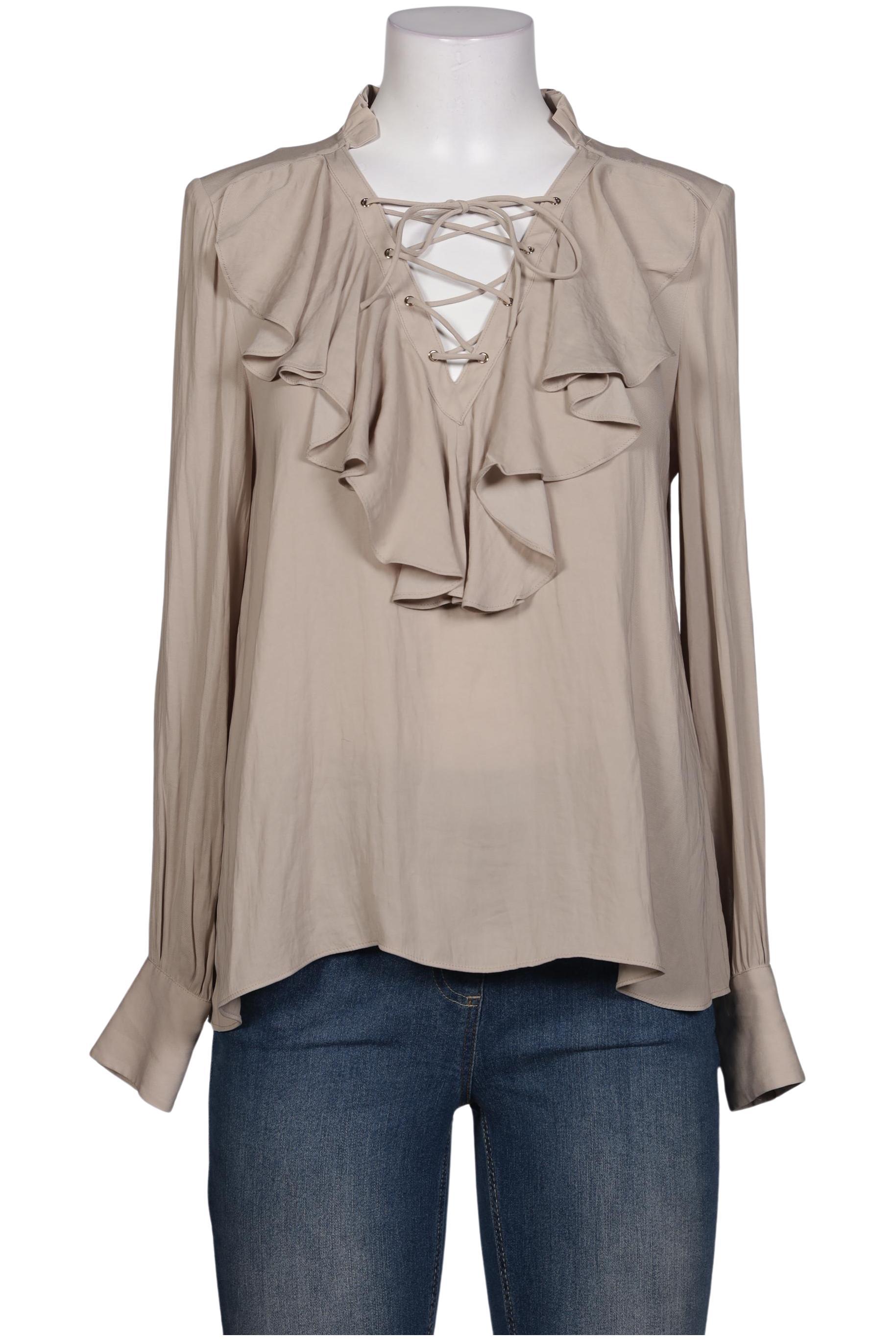 

Mango Damen Bluse, beige, Gr. 38
