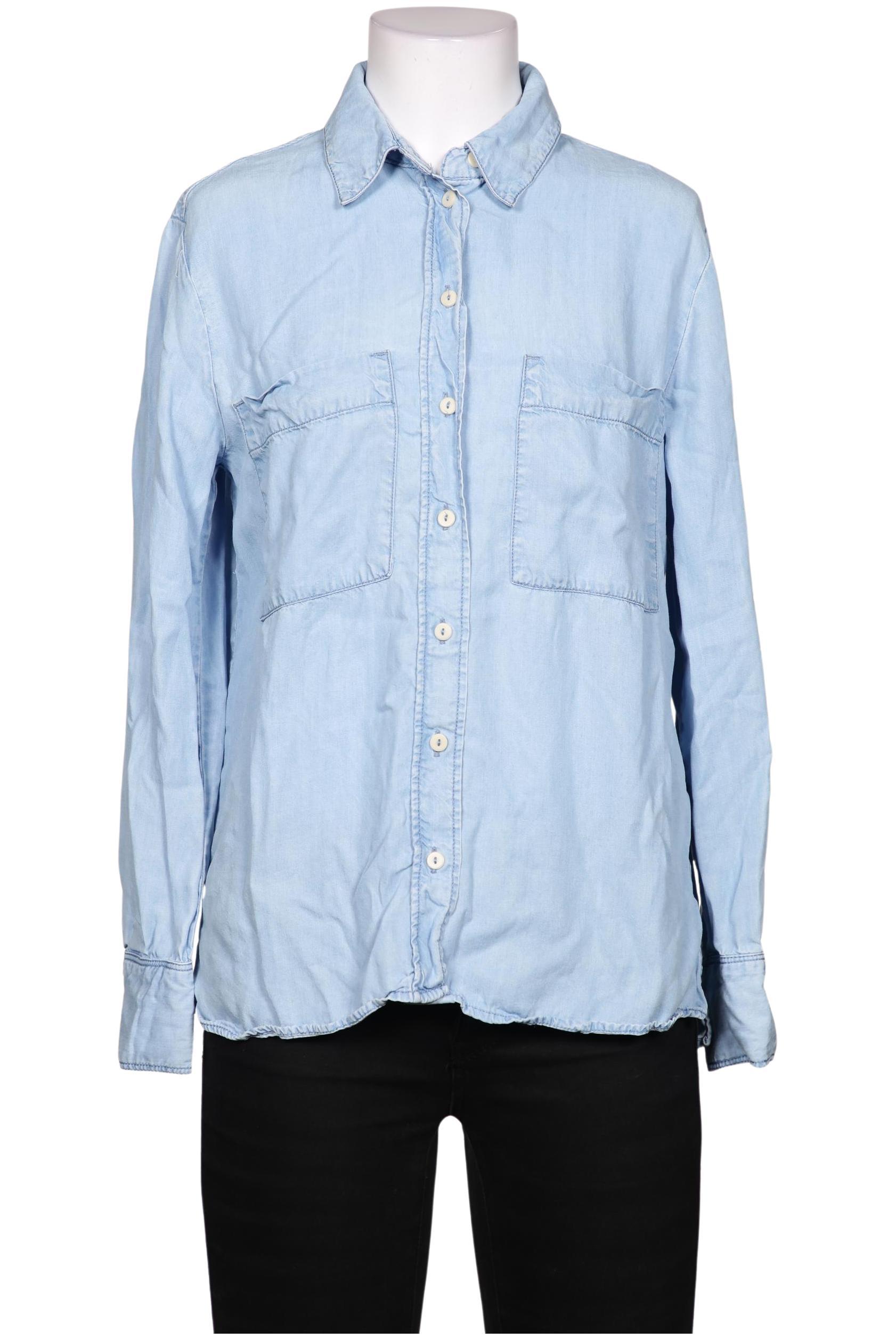 

Mango Damen Bluse, hellblau, Gr. 36