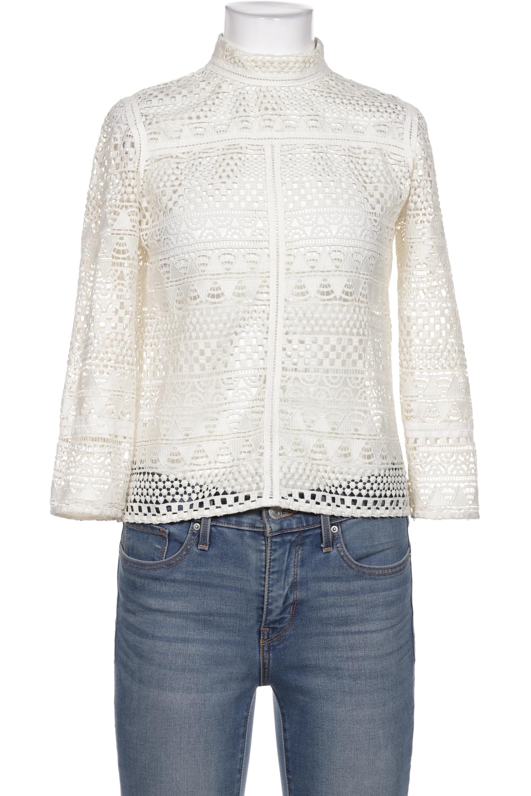 

Mango Damen Bluse, beige, Gr. 34