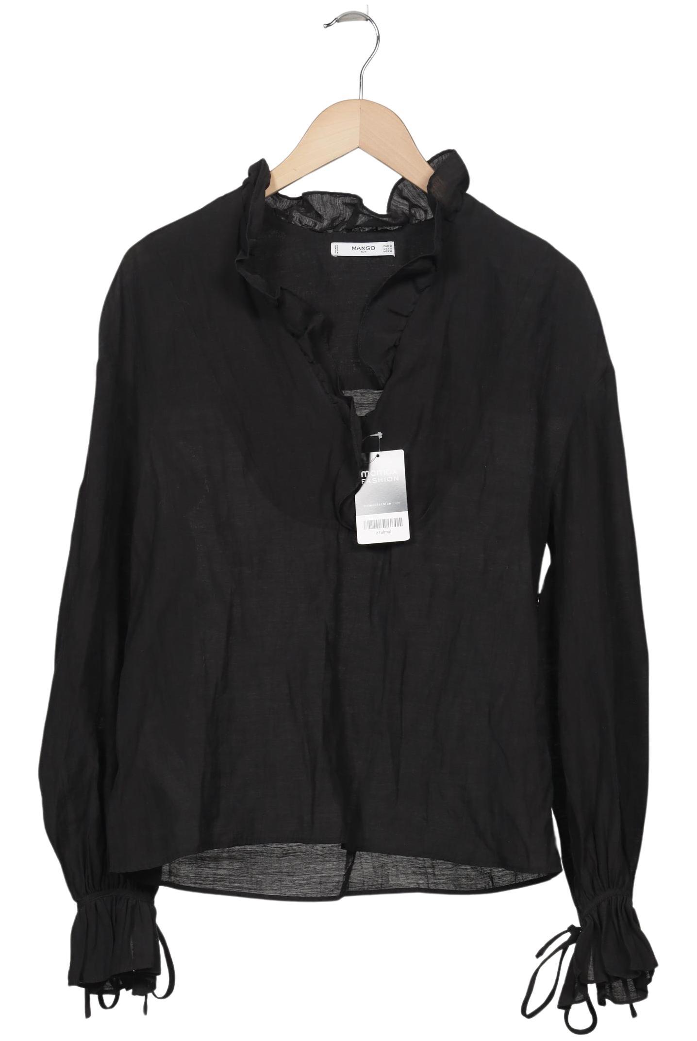 

Mango Damen Bluse, schwarz, Gr. 38