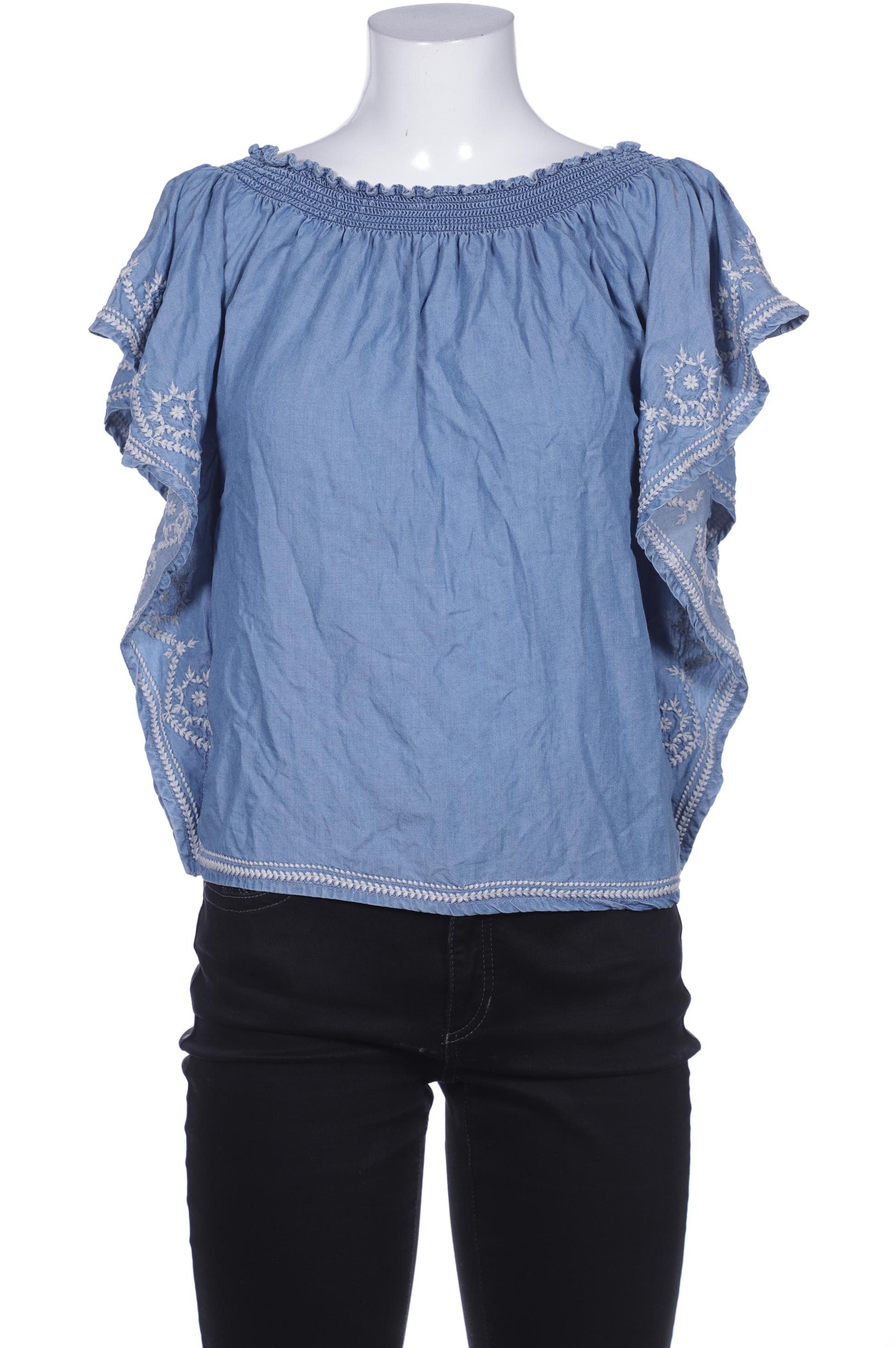 

MANGO Damen Bluse, blau