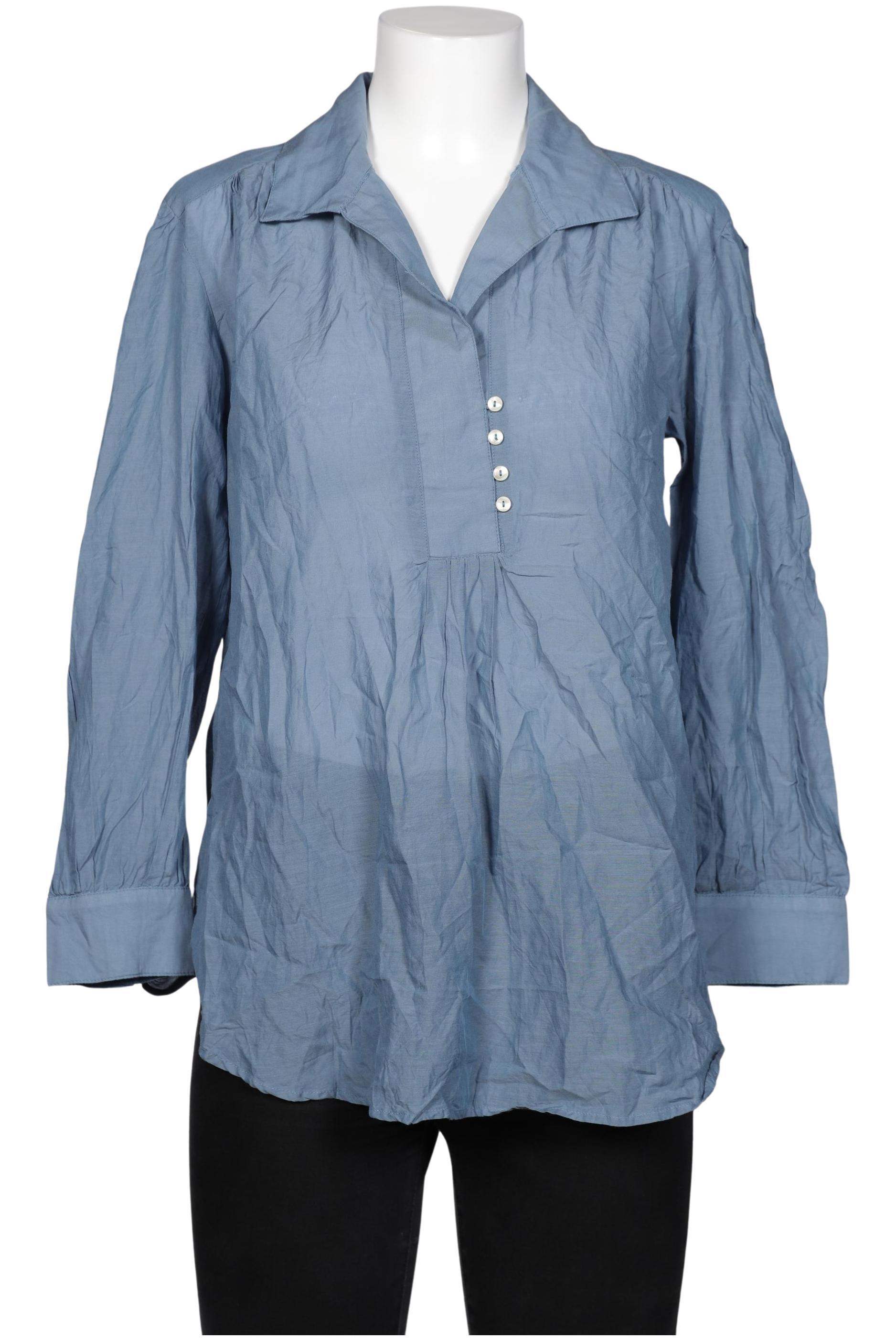

Mango Damen Bluse, blau, Gr. 38