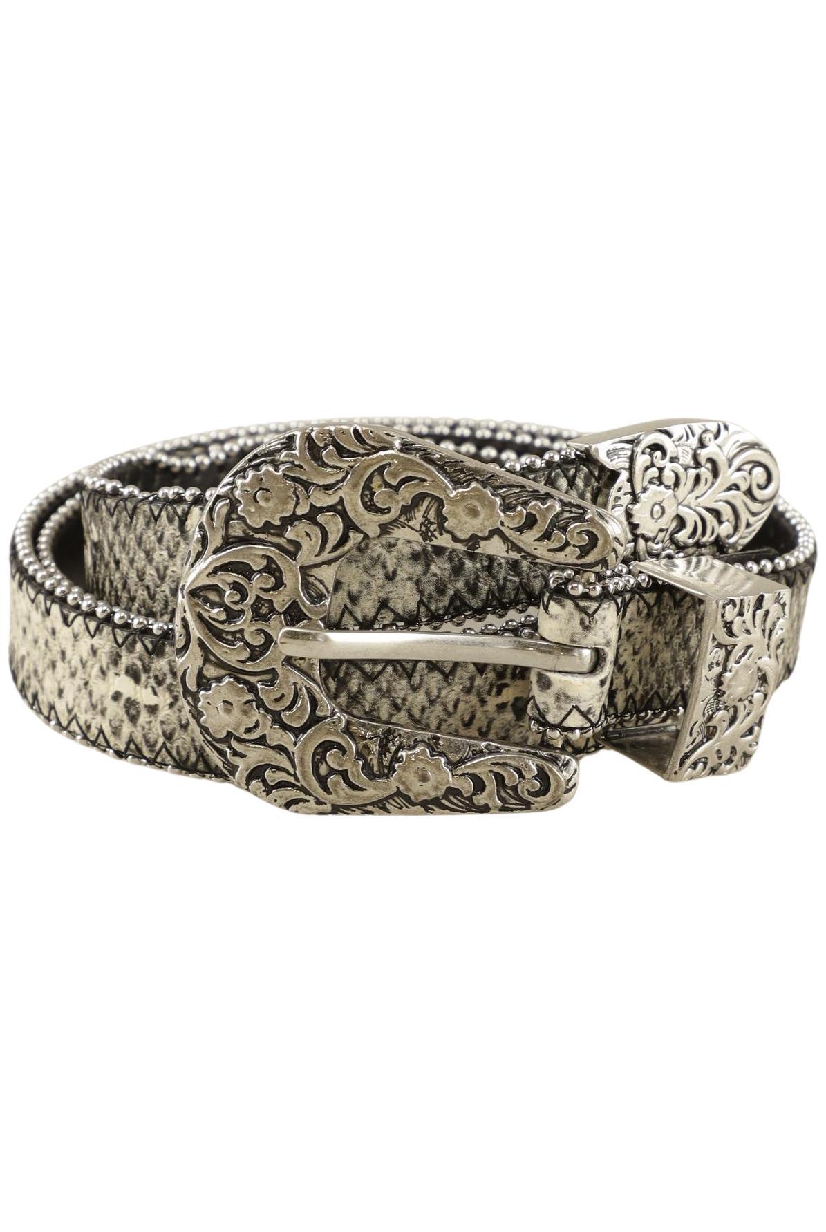 

Mango Damen Gürtel, silber, Gr. 75