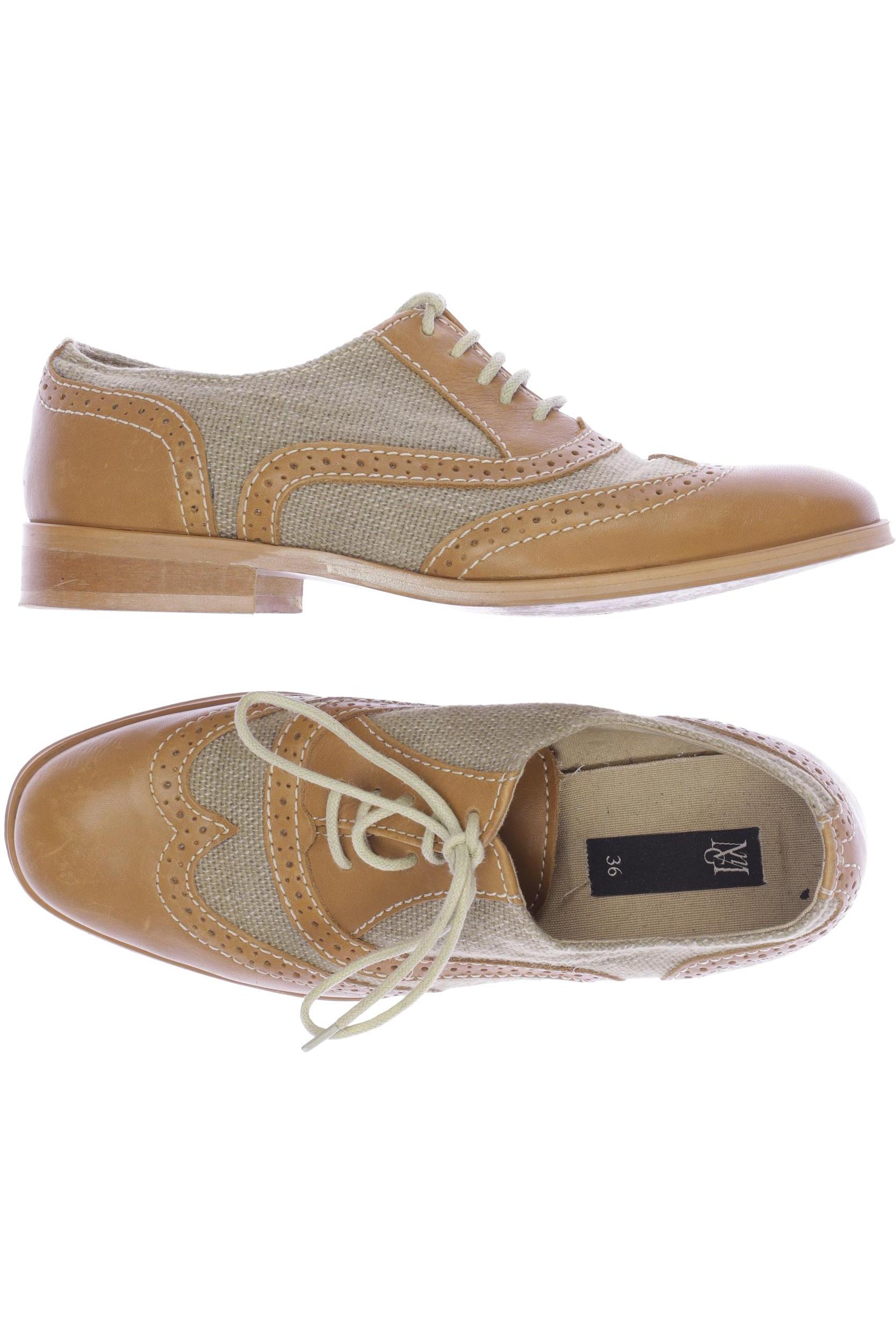 

Mango Damen Halbschuh, beige, Gr. 36
