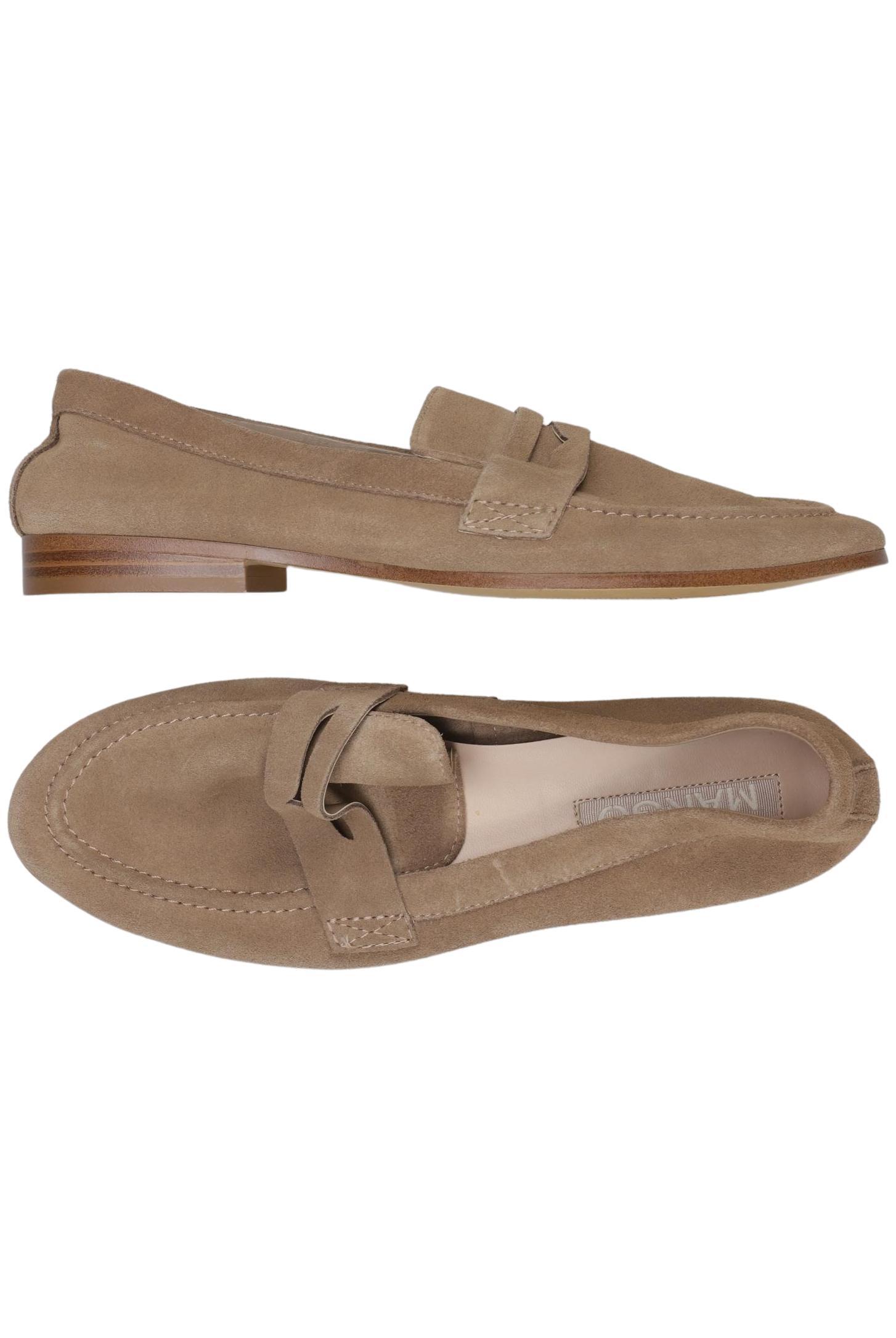 

Mango Damen Halbschuh, beige, Gr. 38