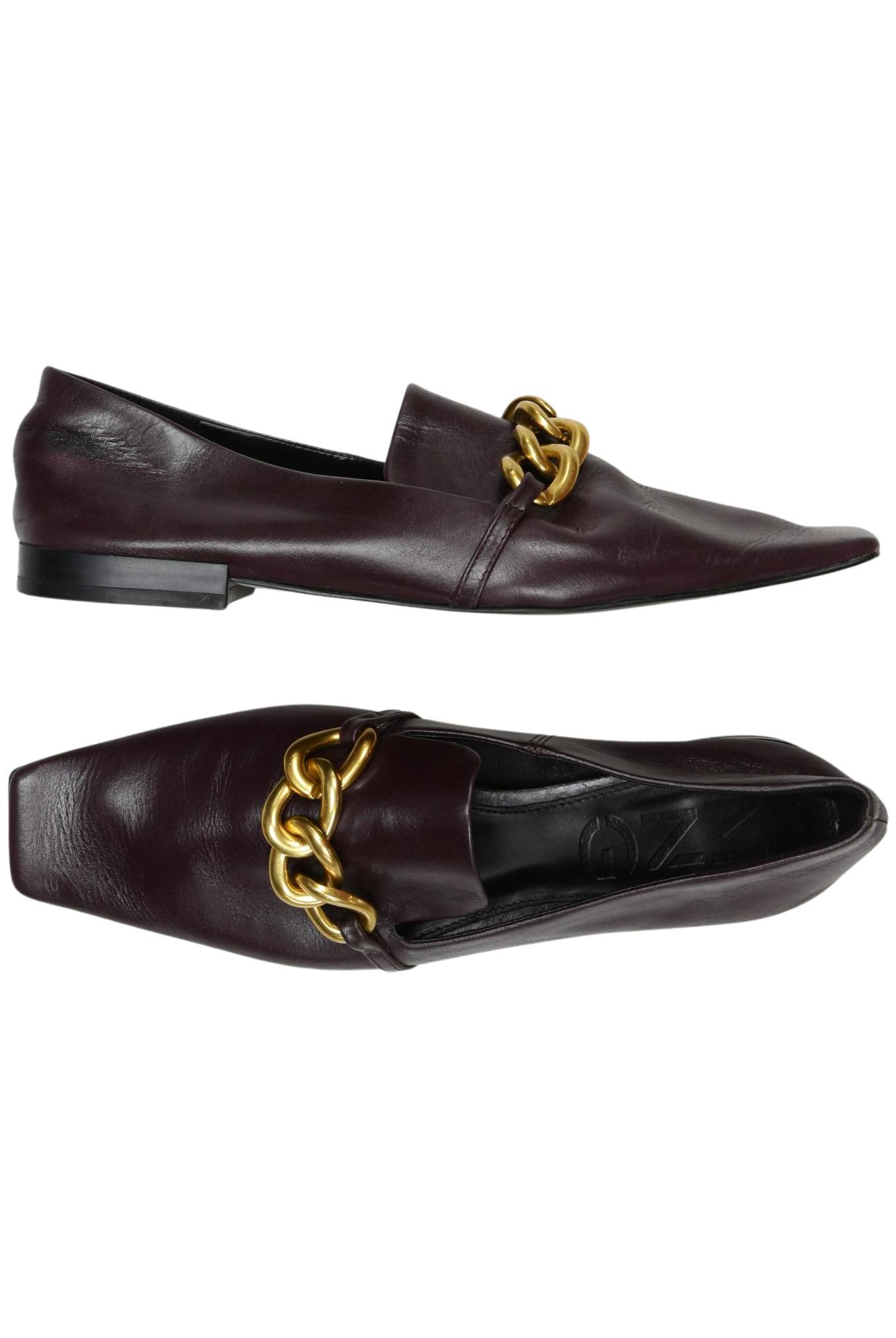 

Mango Damen Halbschuh, bordeaux, Gr. 38