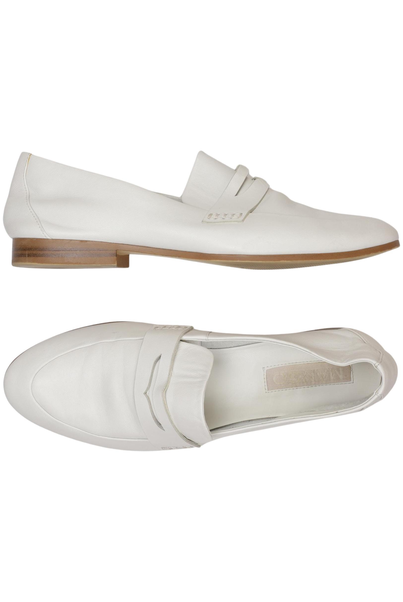 

Mango Damen Halbschuh, weiß, Gr. 39