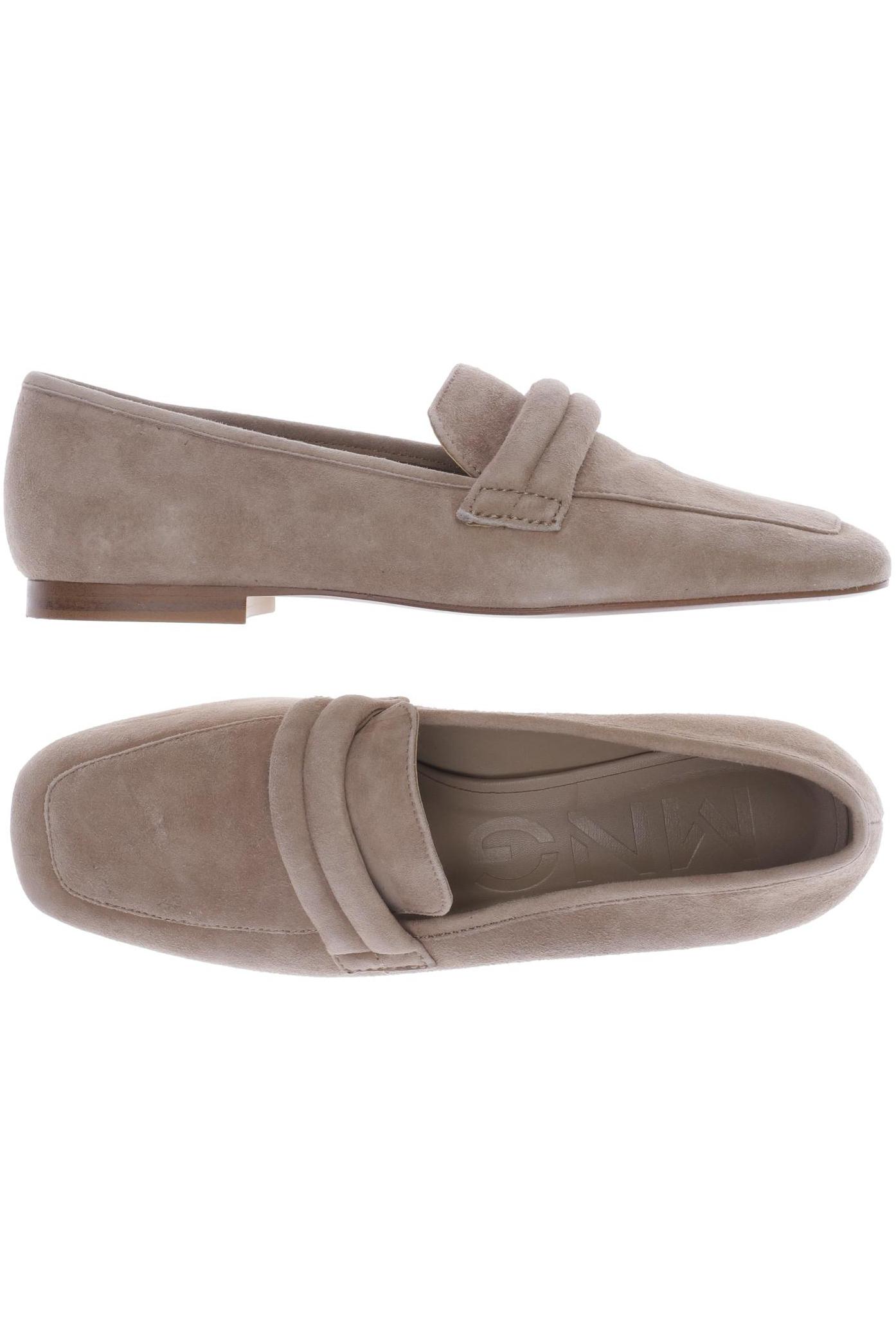 

MANGO Damen Halbschuh, beige