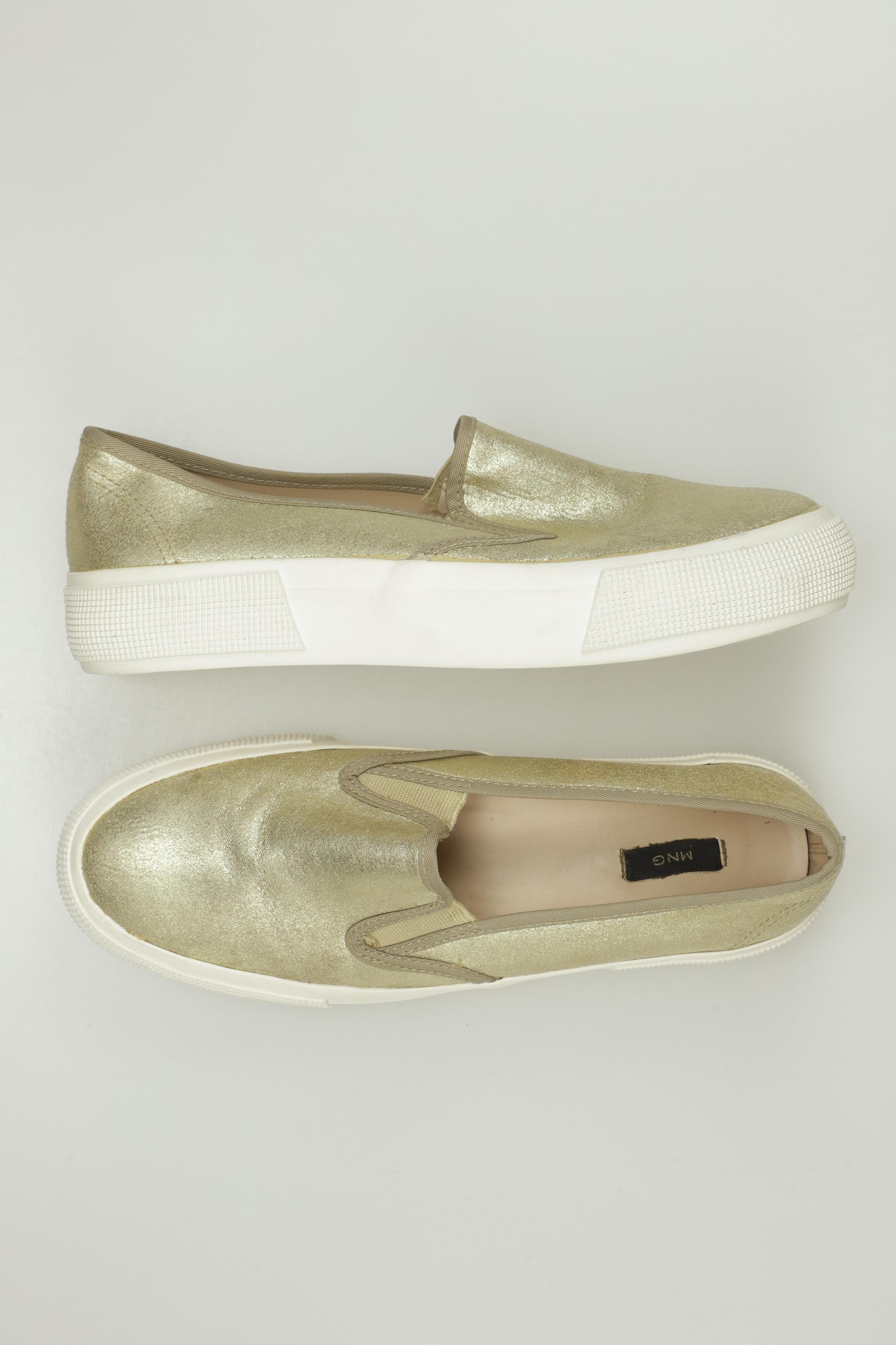 

Mango Damen Halbschuh, gold, Gr. 39