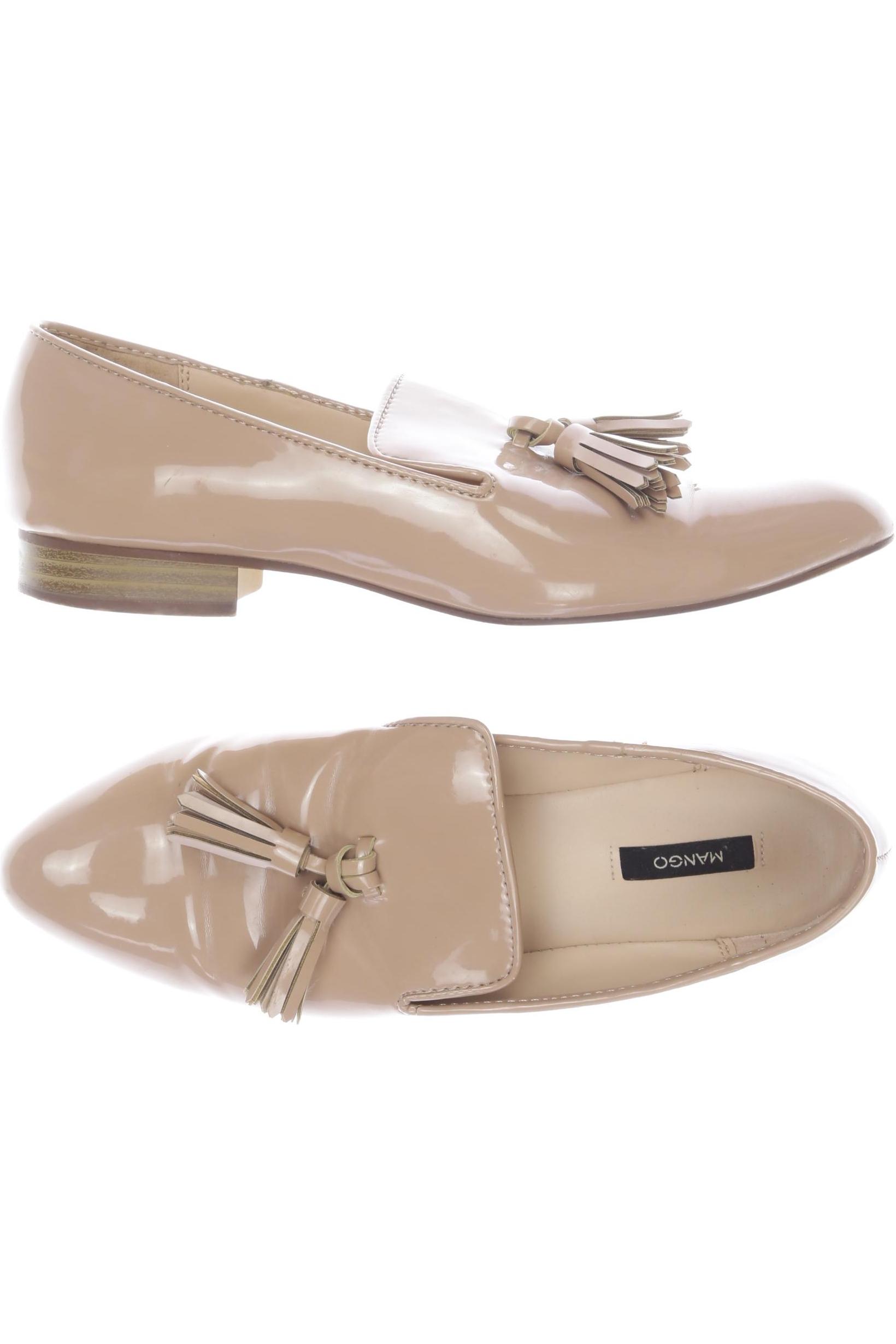 

Mango Damen Halbschuh, beige, Gr. 37