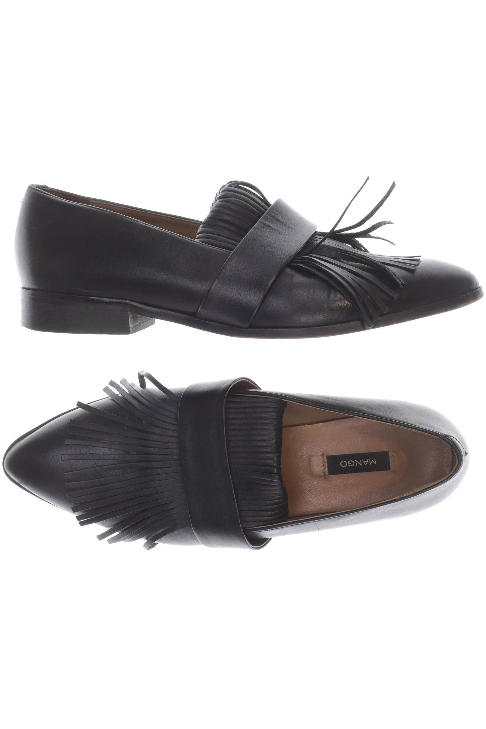 

MANGO Damen Halbschuh, schwarz