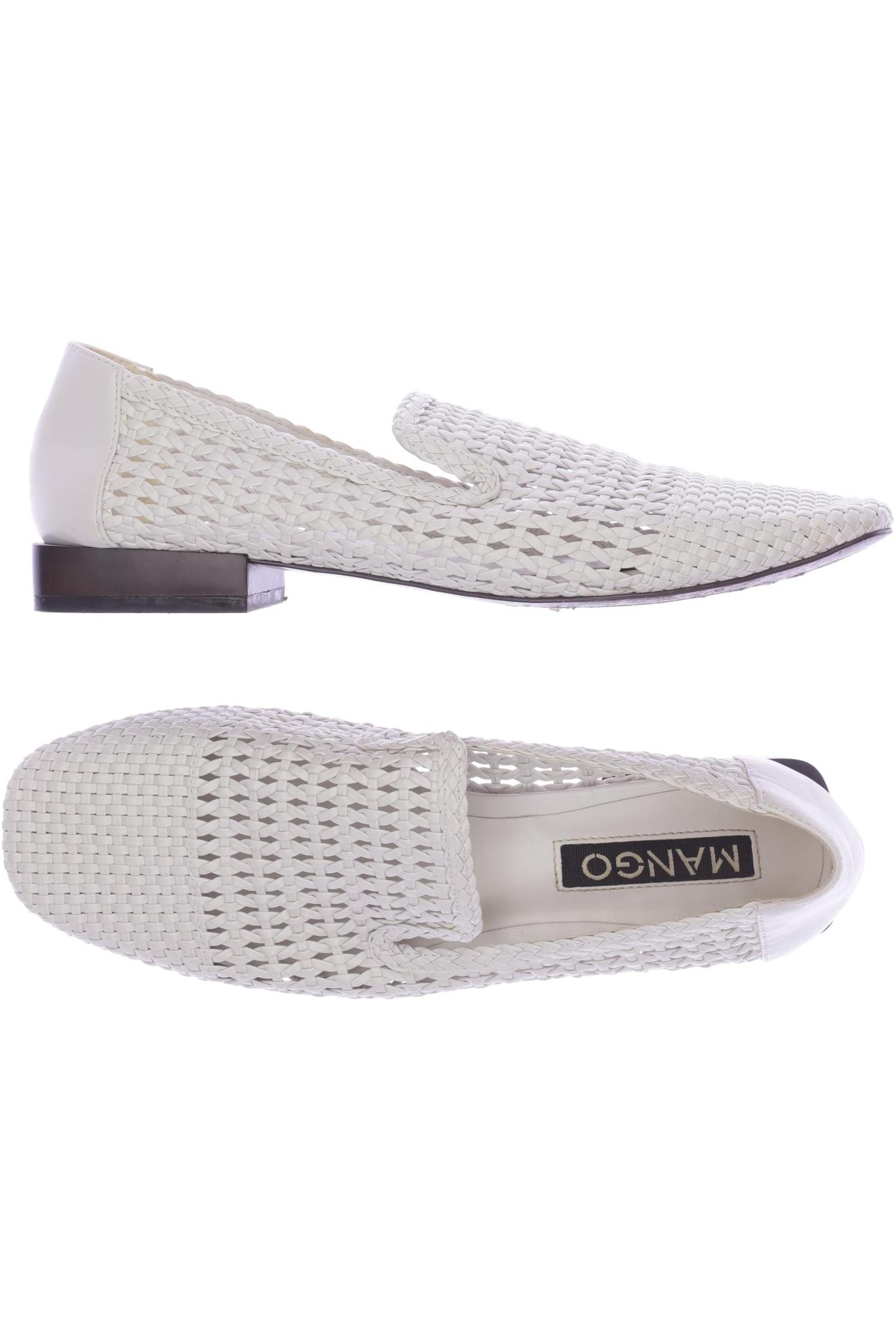 

Mango Damen Halbschuh, weiß, Gr. 39