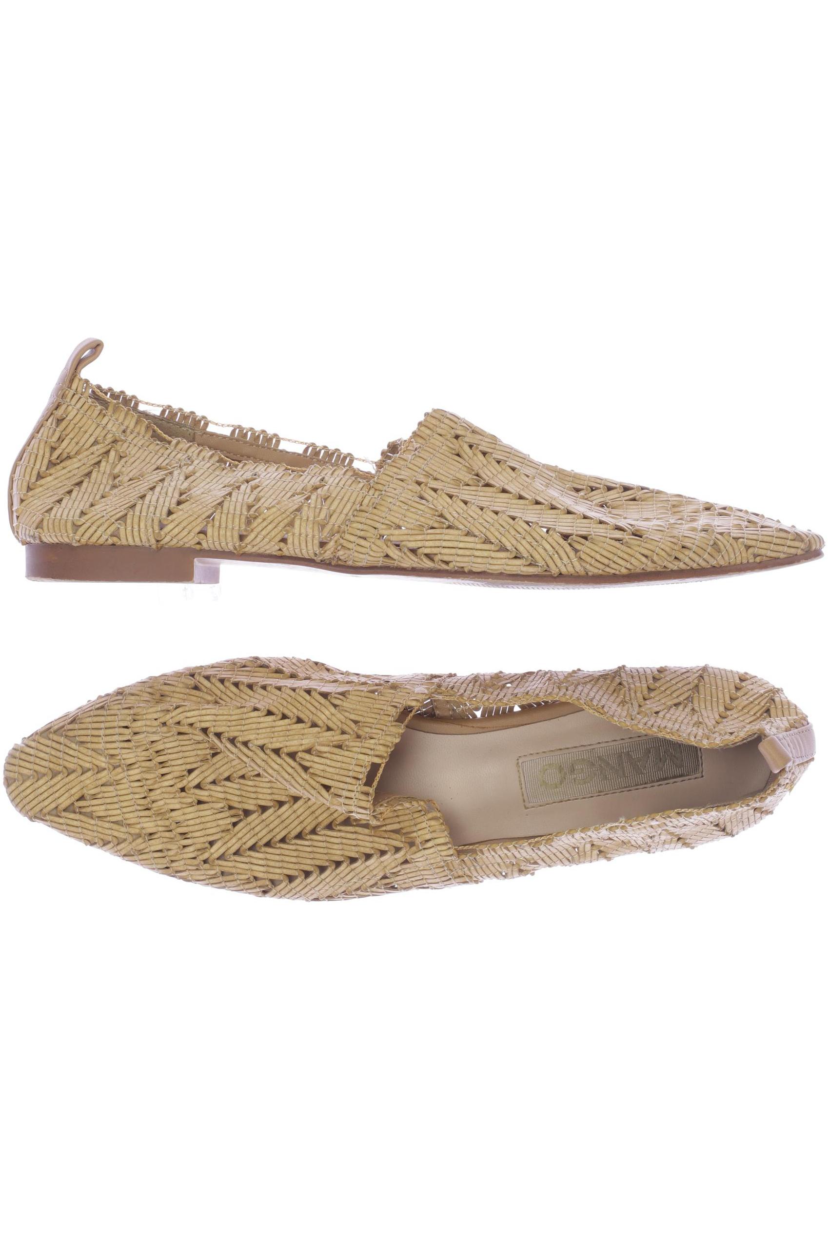 

Mango Damen Halbschuh, beige, Gr. 38