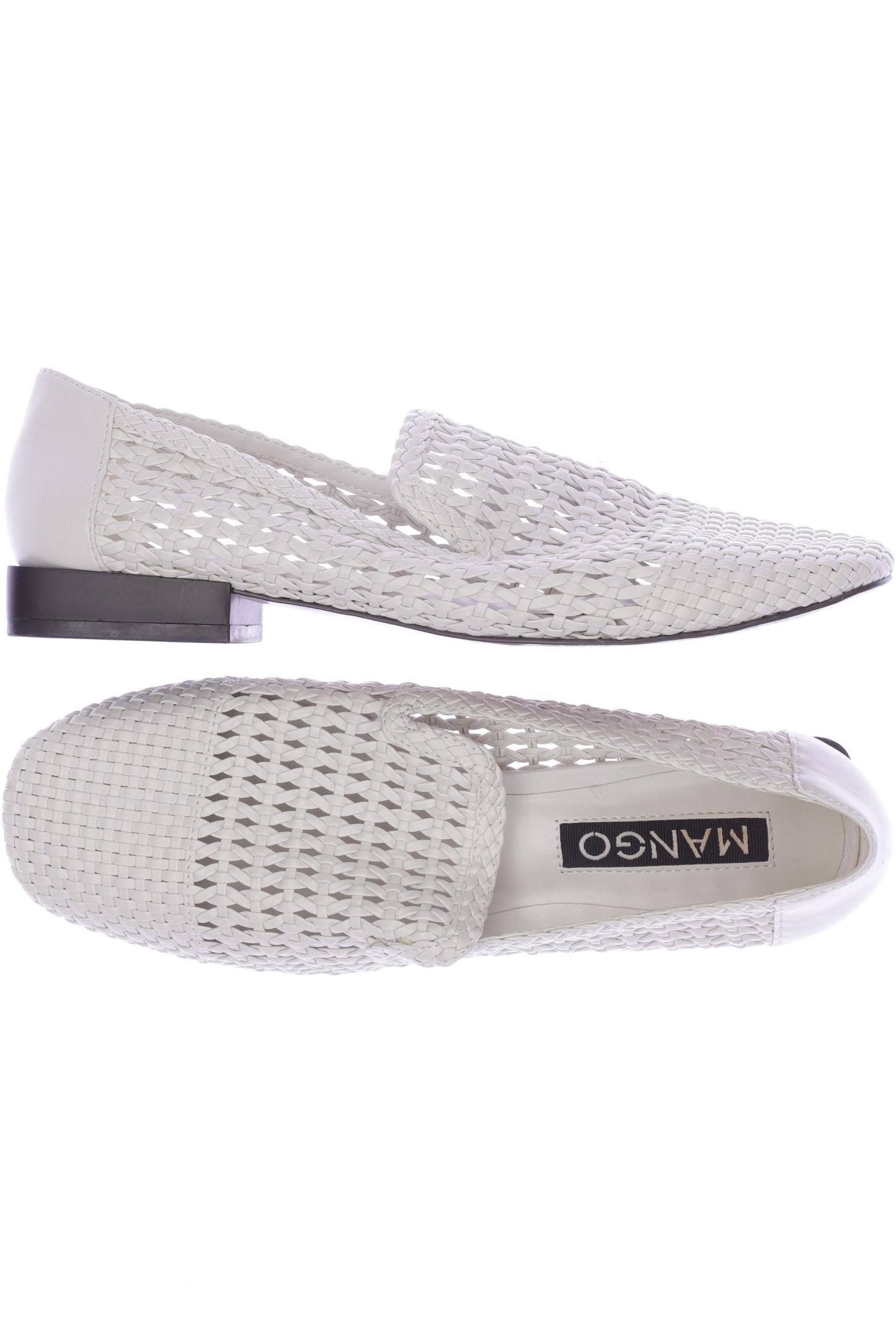 

Mango Damen Halbschuh, weiß, Gr. 37