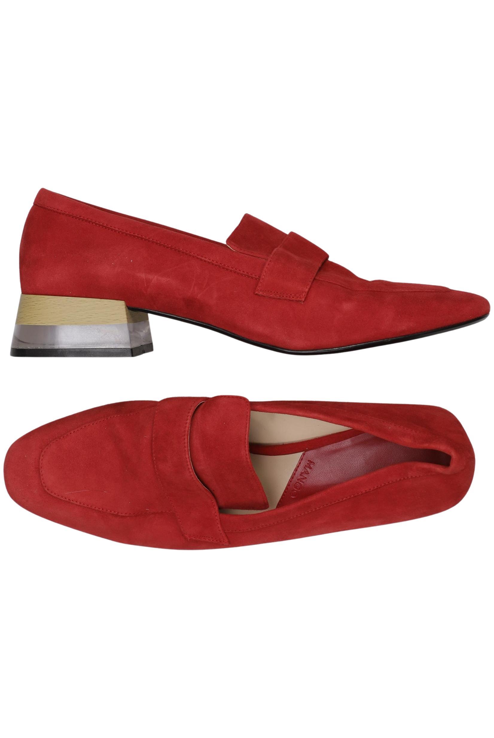 

Mango Damen Halbschuh, rot, Gr. 41