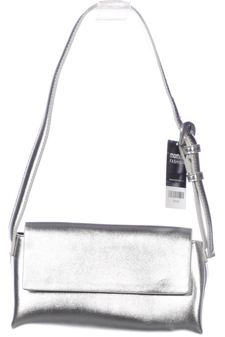 

Mango Damen Handtasche, silber, Gr.