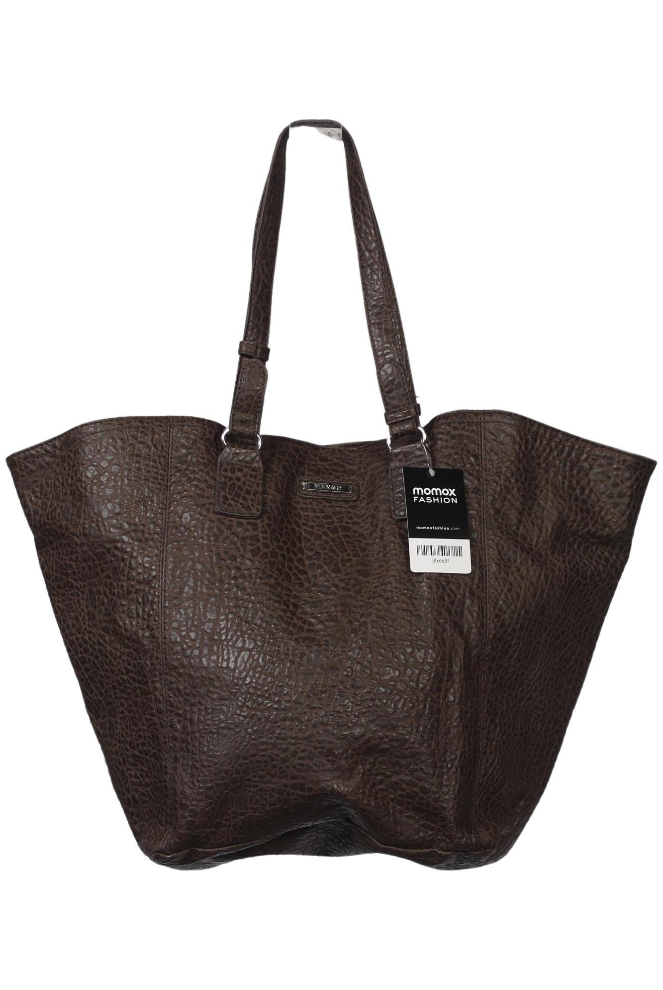 

Mango Damen Handtasche, braun, Gr.