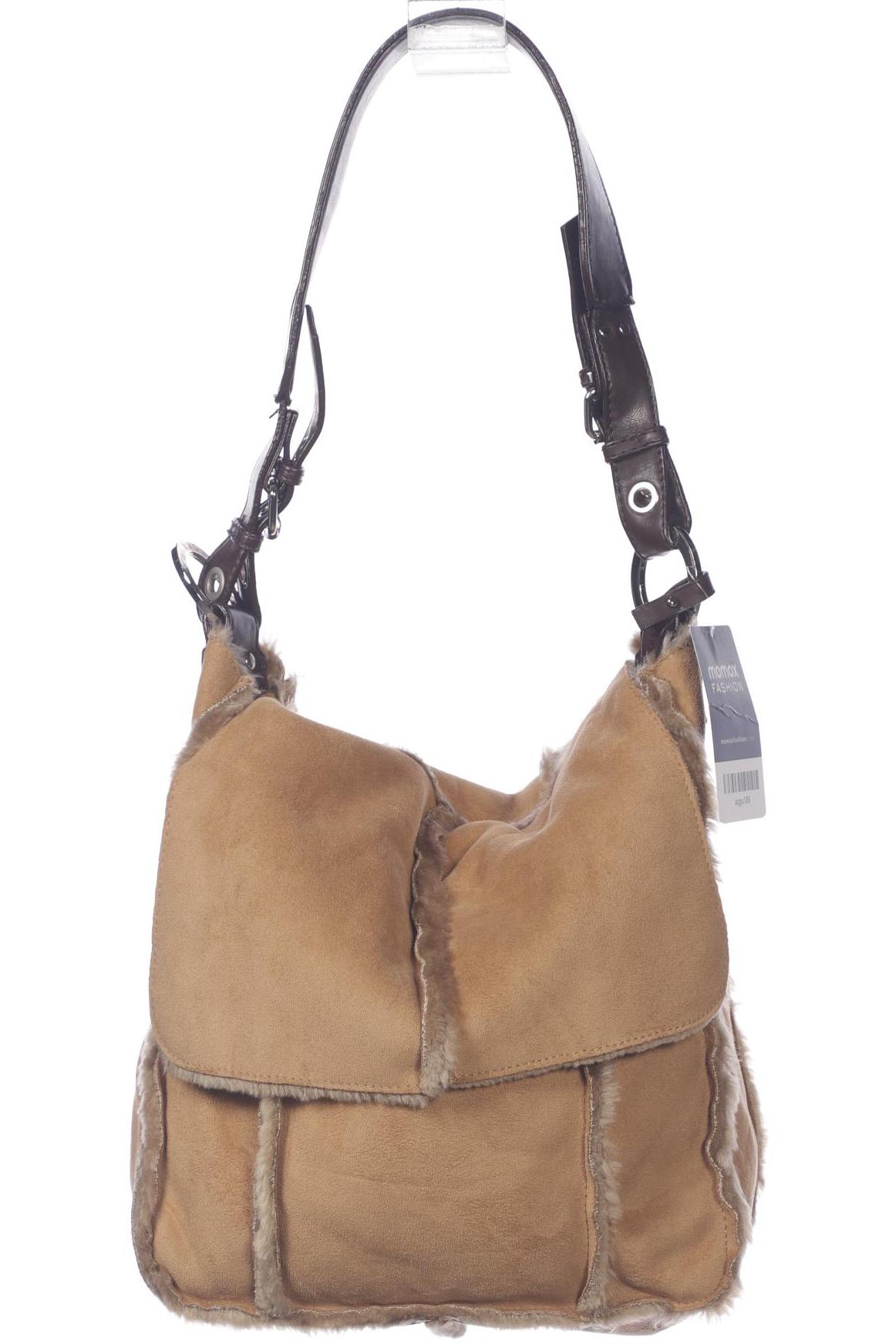 

Mango Damen Handtasche, beige, Gr.