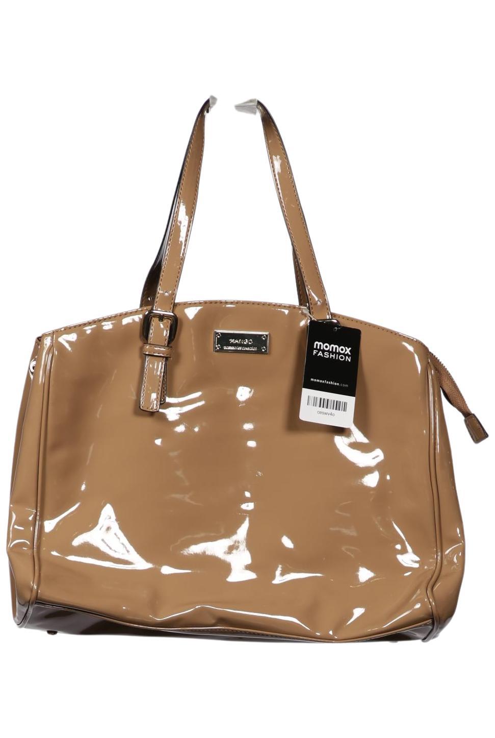 

Mango Damen Handtasche, beige, Gr.