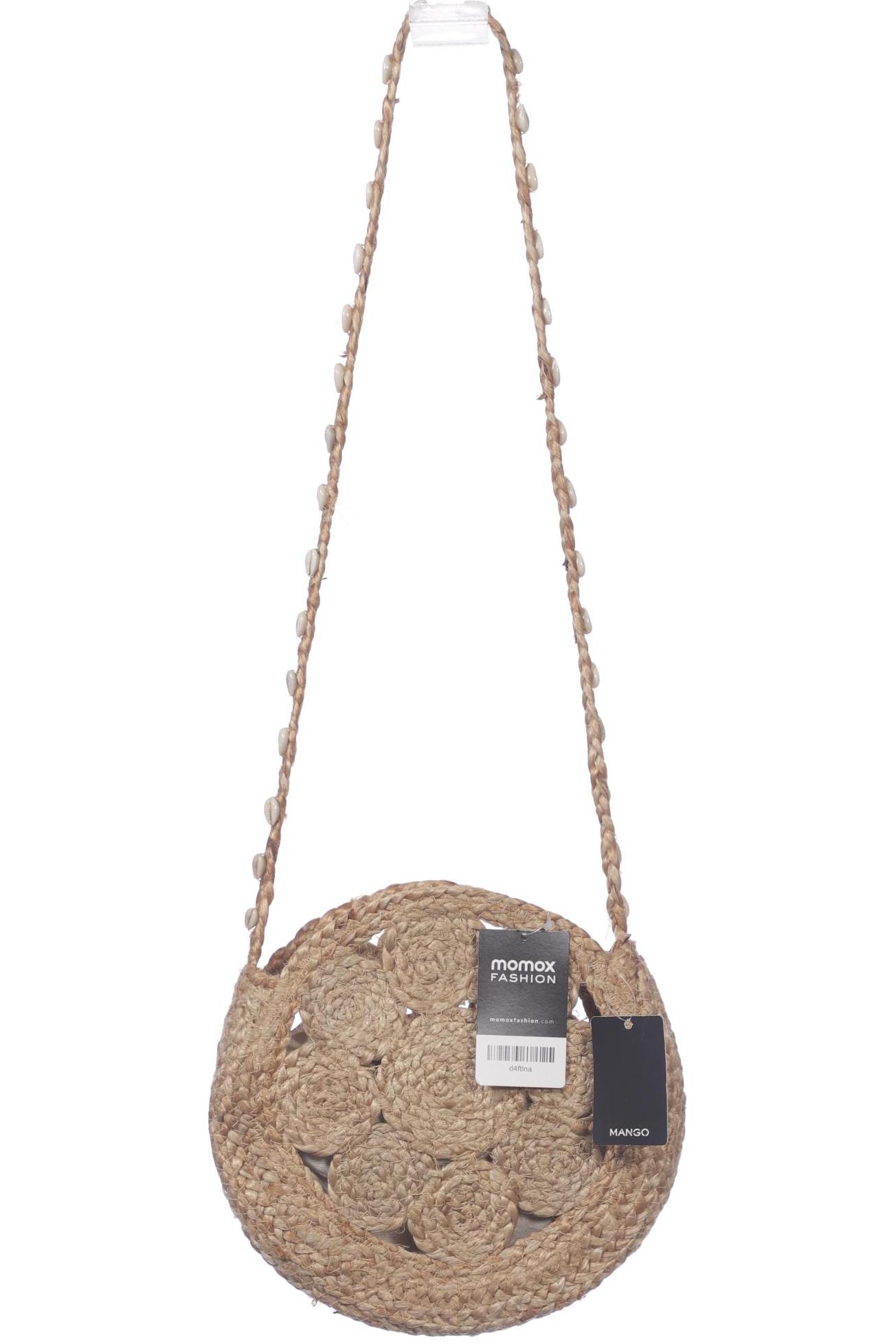 

Mango Damen Handtasche, beige, Gr.