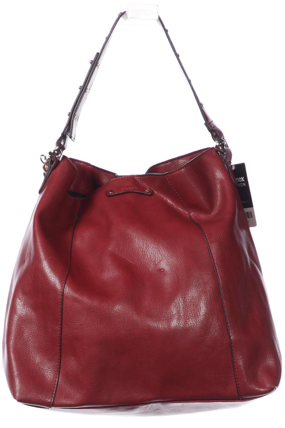 

Mango Damen Handtasche, bordeaux, Gr.