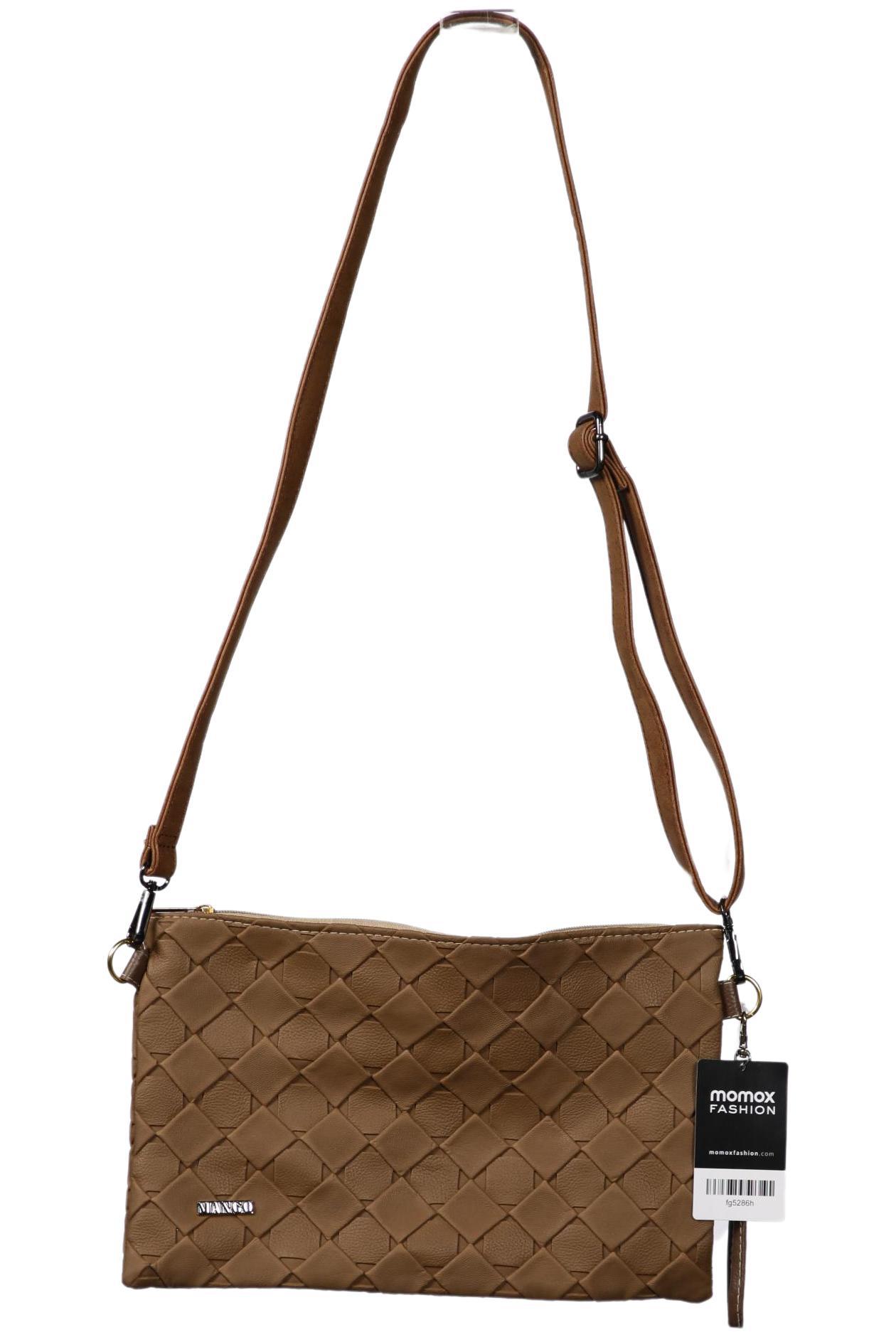 

Mango Damen Handtasche, braun, Gr.