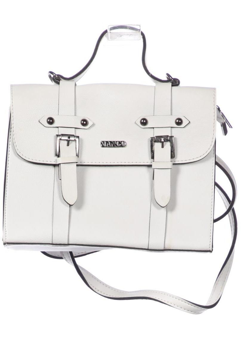 

Mango Damen Handtasche, weiß, Gr.