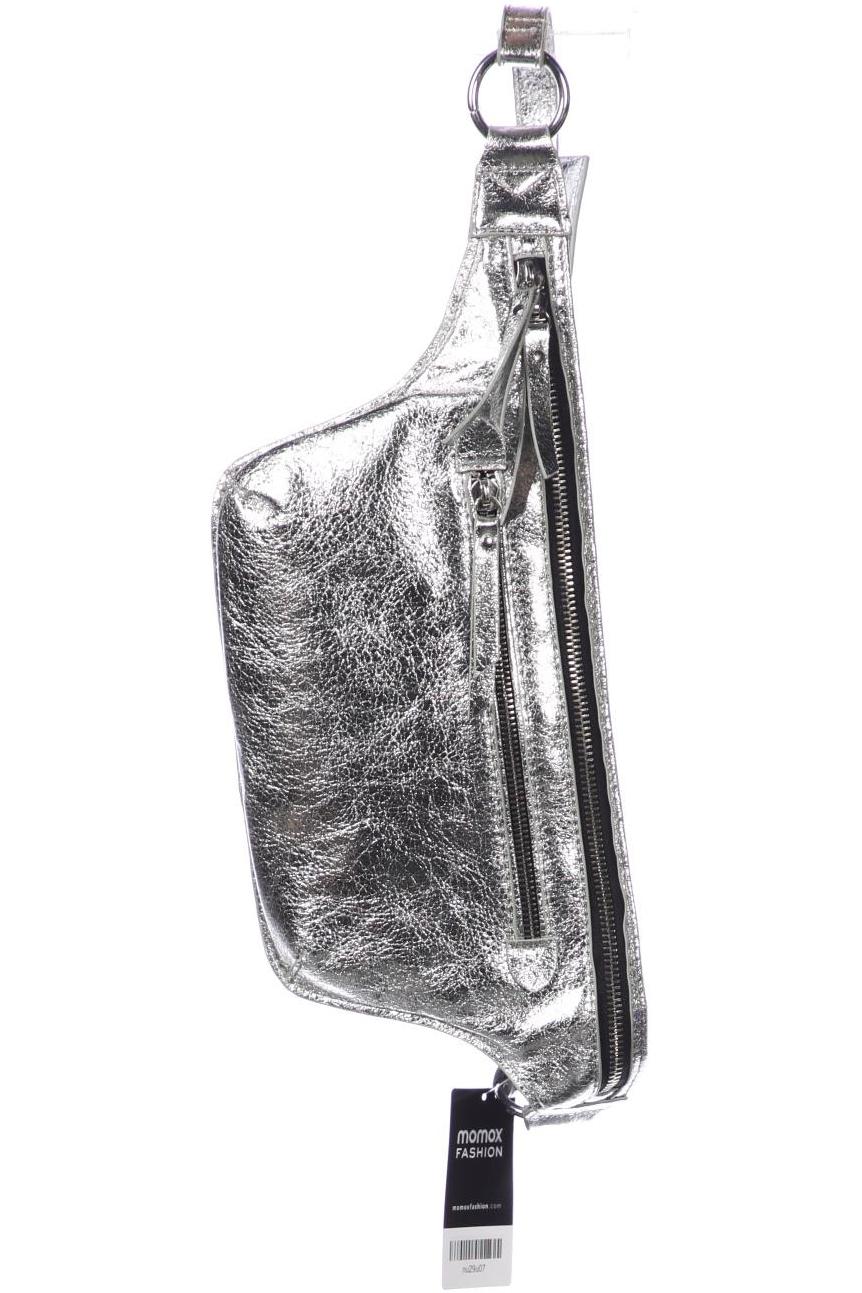 

Mango Damen Handtasche, silber, Gr.