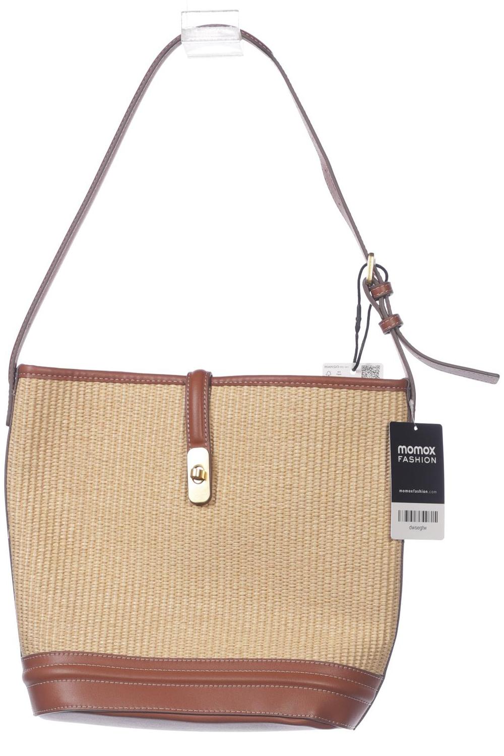 

Mango Damen Handtasche, beige, Gr.