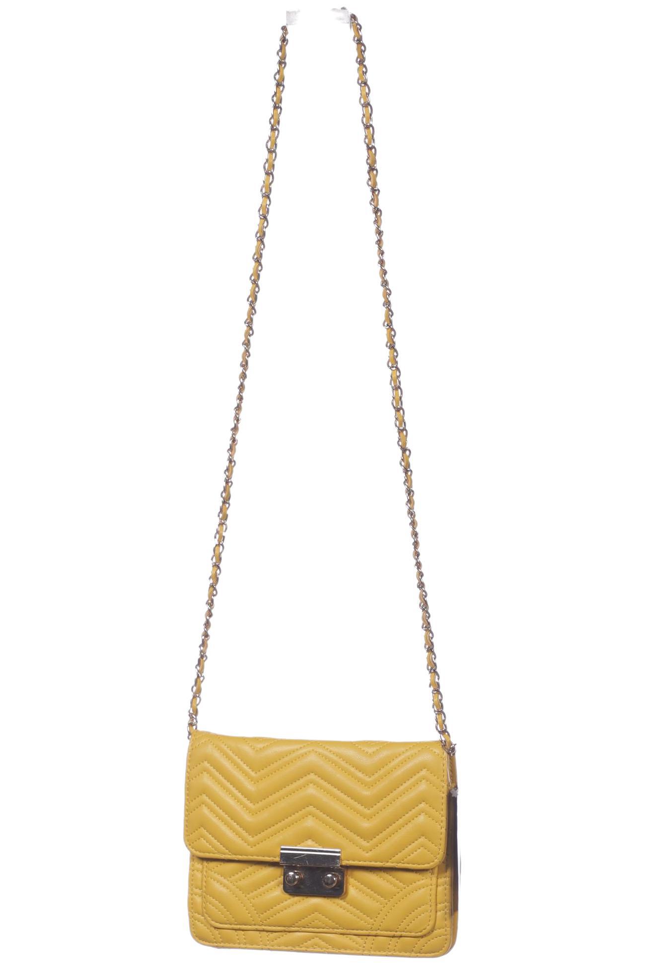 

Mango Damen Handtasche, gelb, Gr.