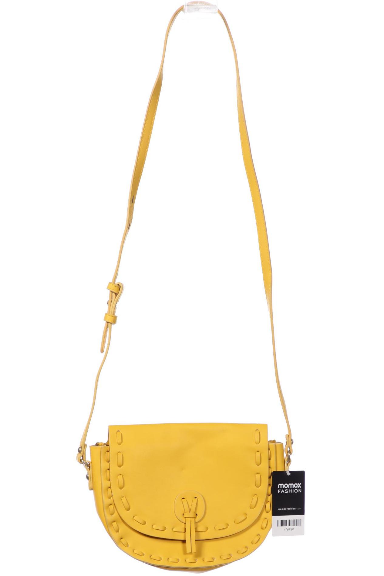 

Mango Damen Handtasche, gelb, Gr.