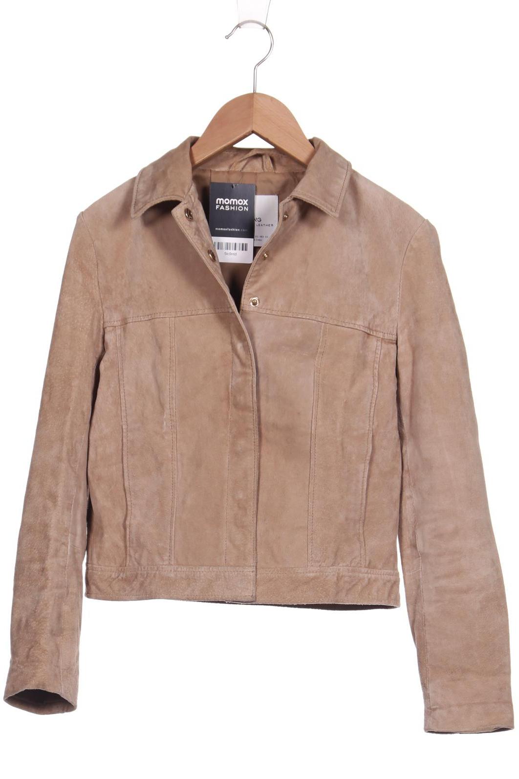 

Mango Damen Jacke, beige, Gr. 36