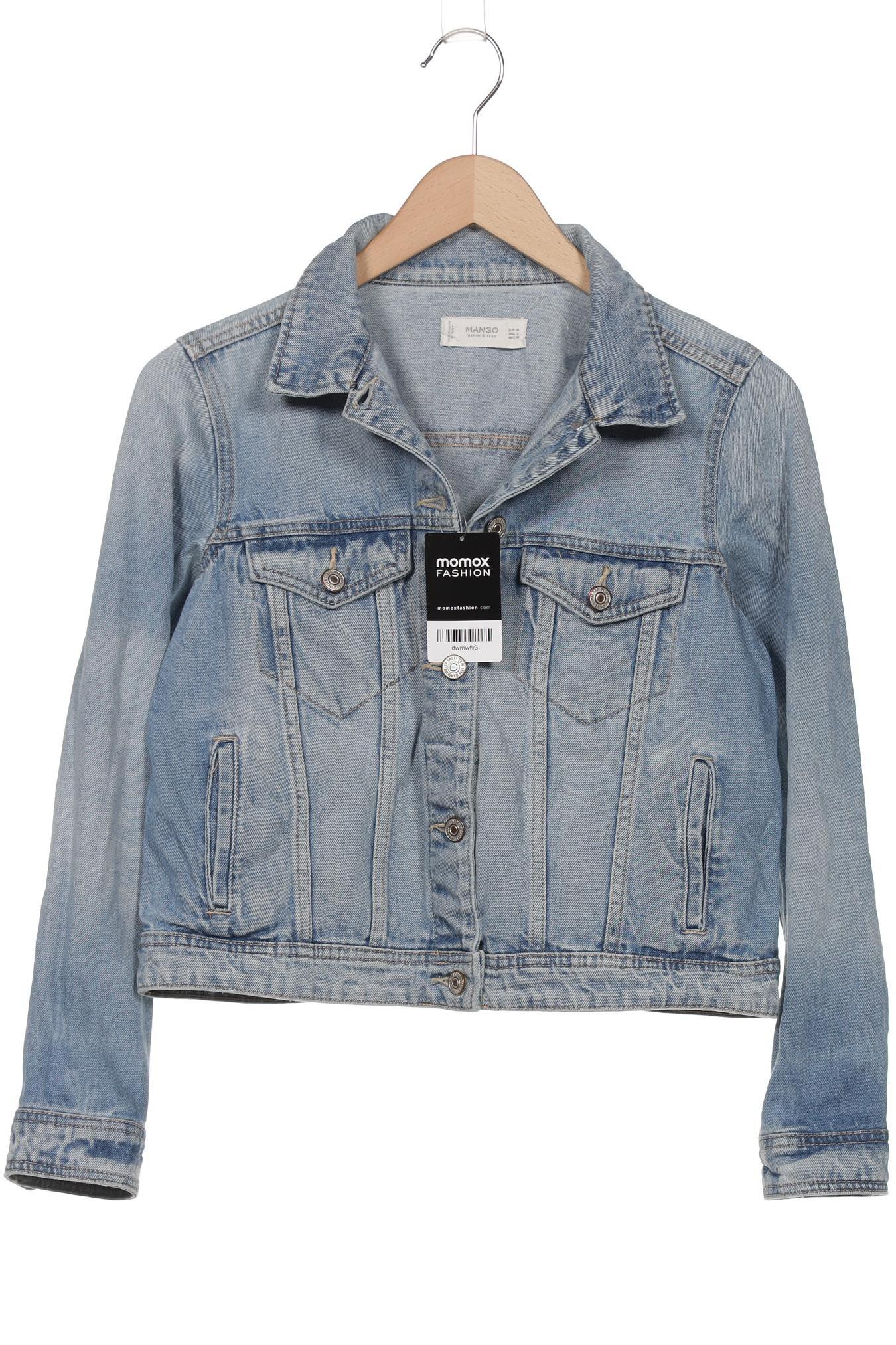 

Mango Damen Jacke, hellblau, Gr. 38