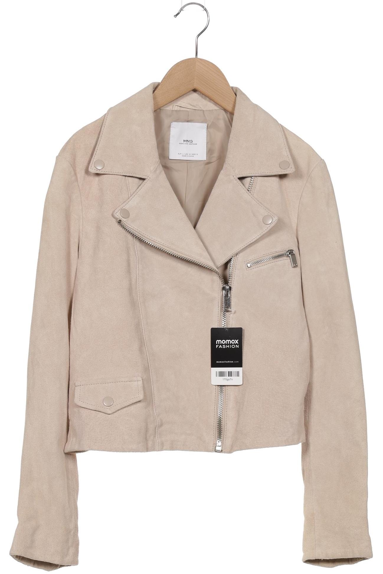 

Mango Damen Jacke, beige, Gr. 42